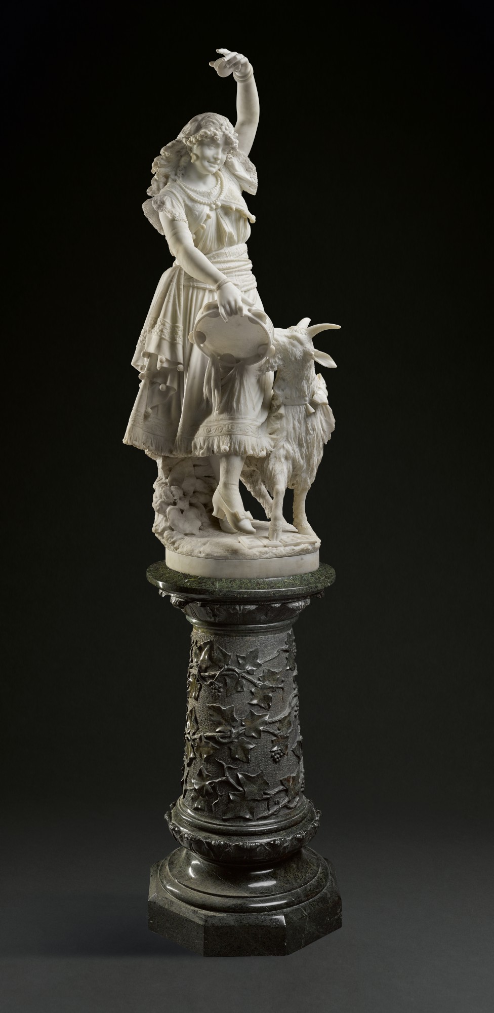 Esmeralda Dancing with a Tambourine 19th and 20th Century Sculpture