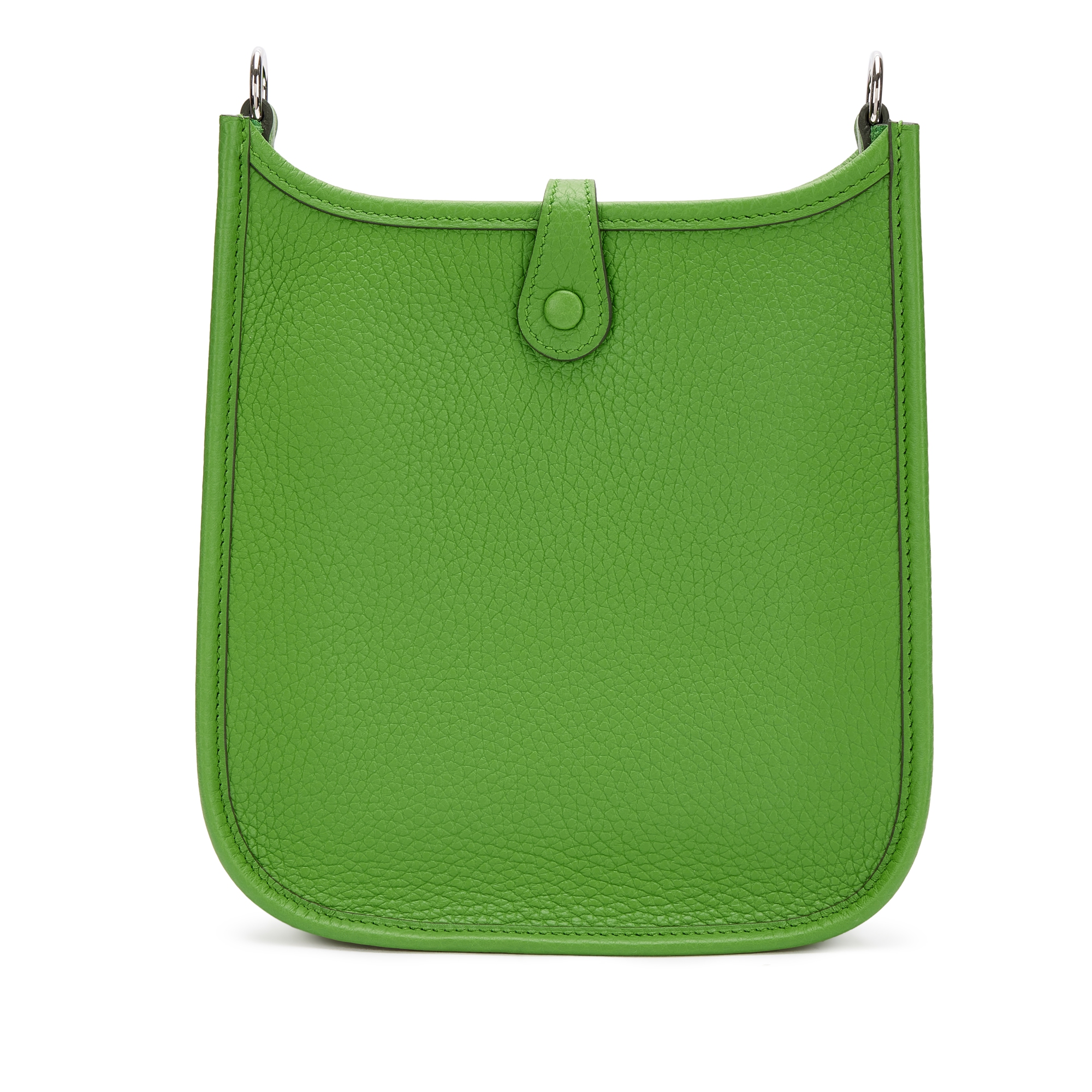 Hermès Vert Yucca Clemence Mini Evelyne II TPM 16 Palladium