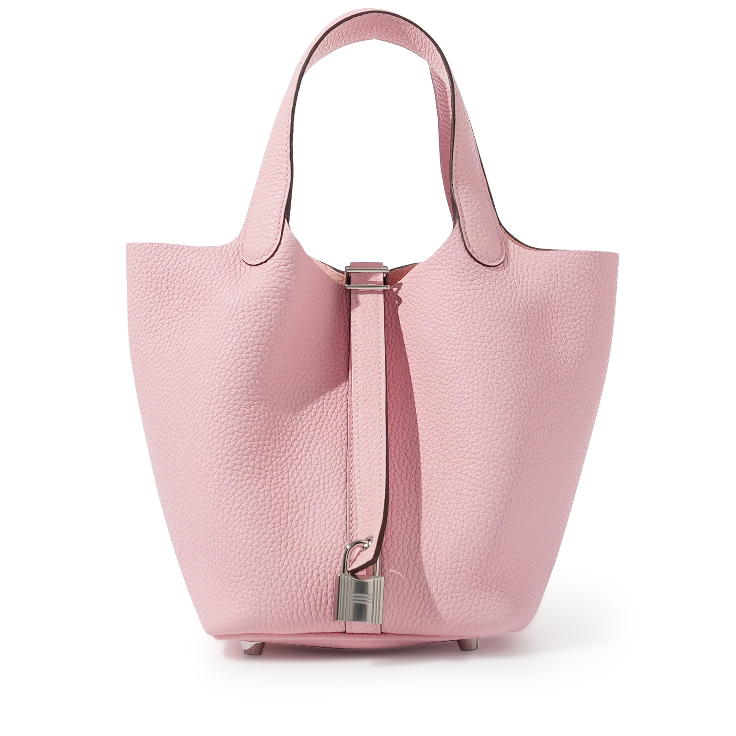 Hermès Rose Sakura Clemence Picotin Lock 18 Palladium Hardware, 2022