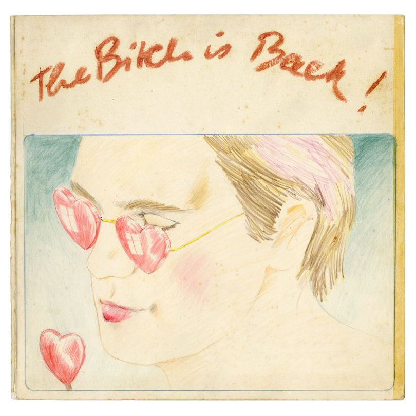 Vintage Elton John The Bitch Is Back (Caribou) Proposed Album