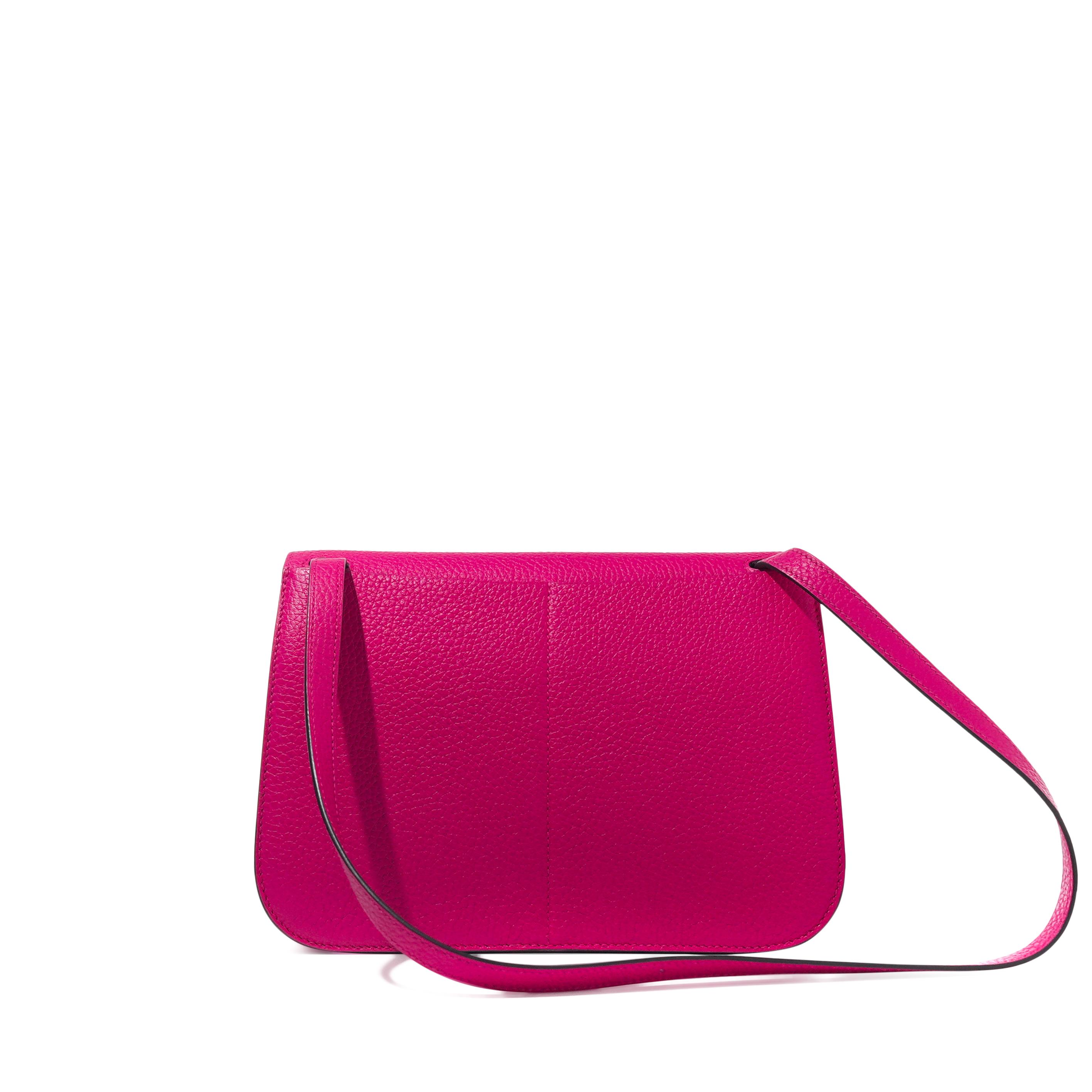 Rose Shocking And Framboise Clemence Halzan 25 Gold Hardware, 2023