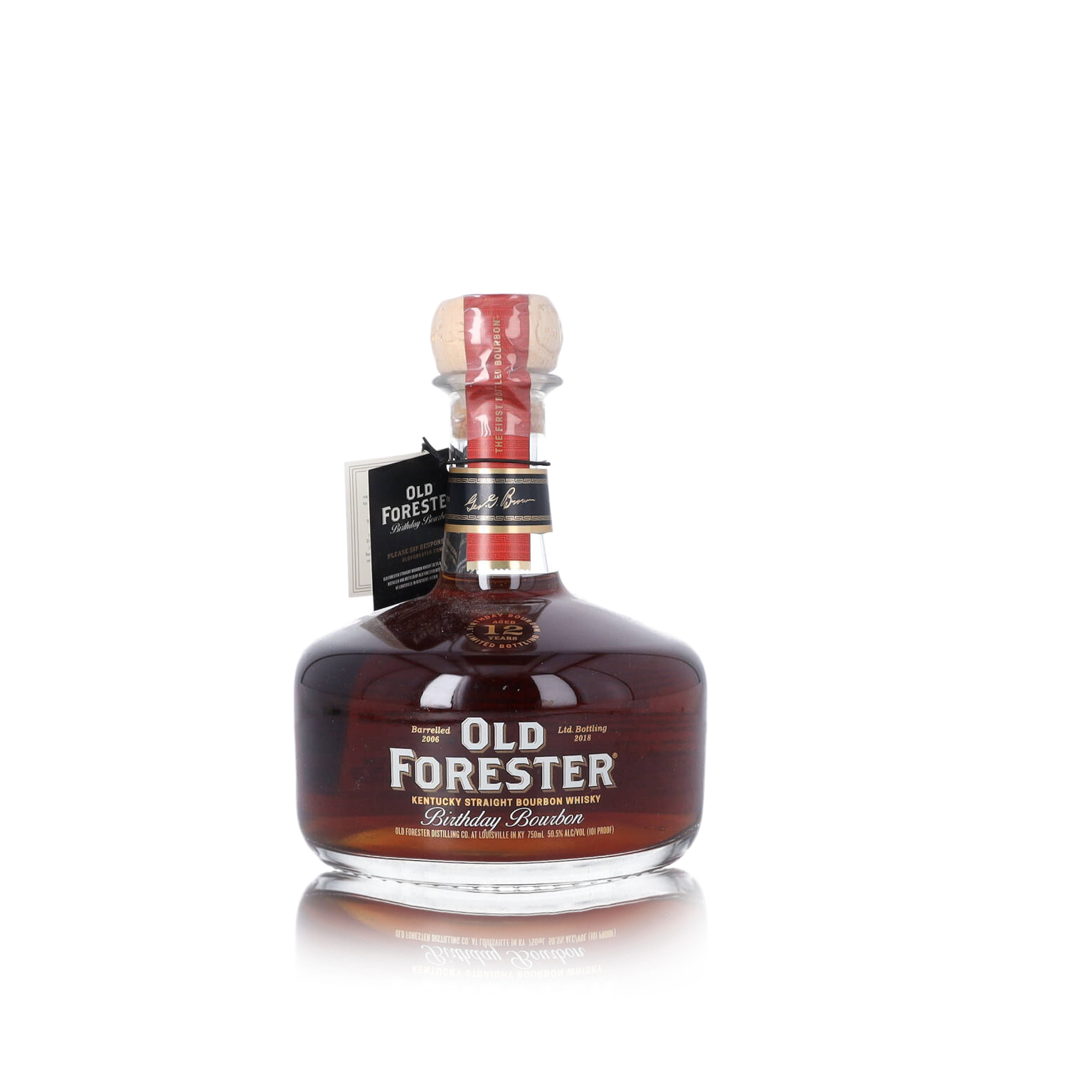 Old Forester 12 Year Old Birthday Bourbon 95 proof 2006 (1 BT75 ...