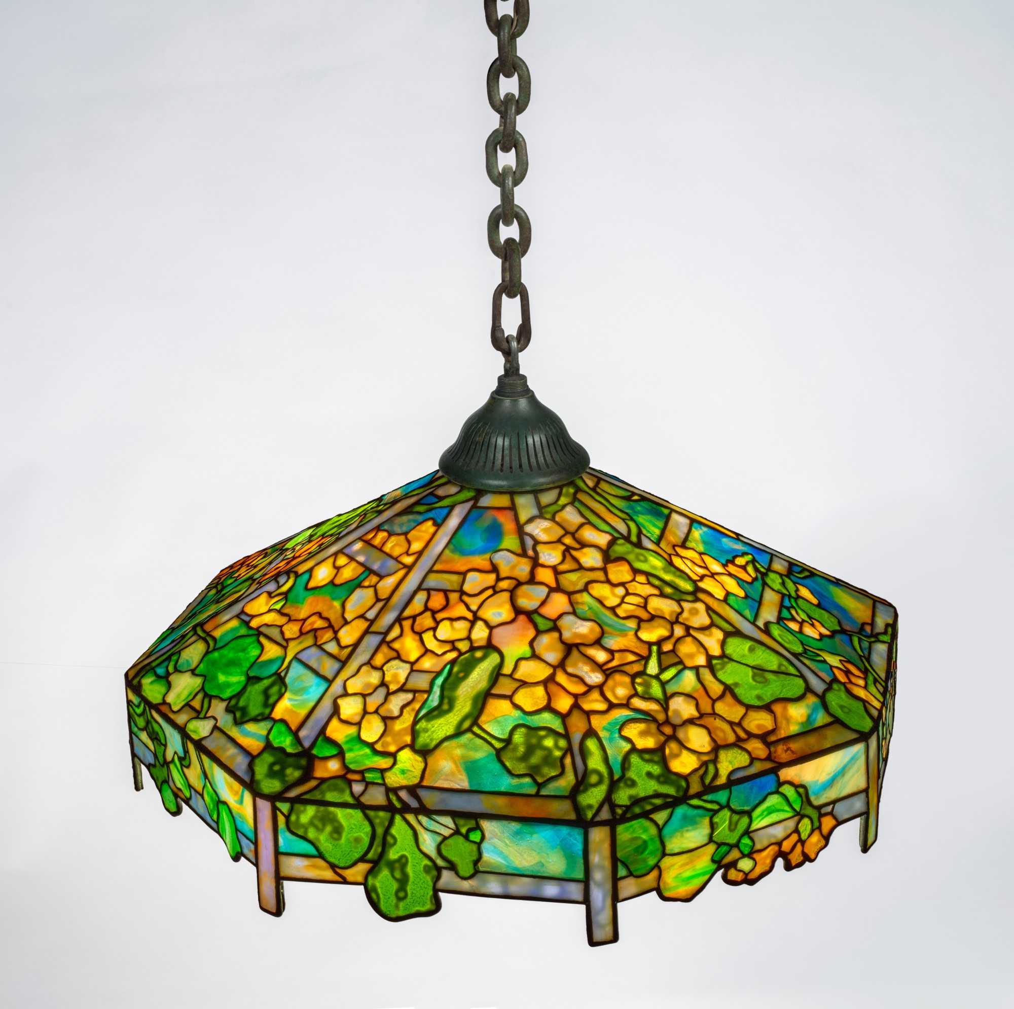 "Nasturtium Trellis" Chandelier Important Design Sotheby's