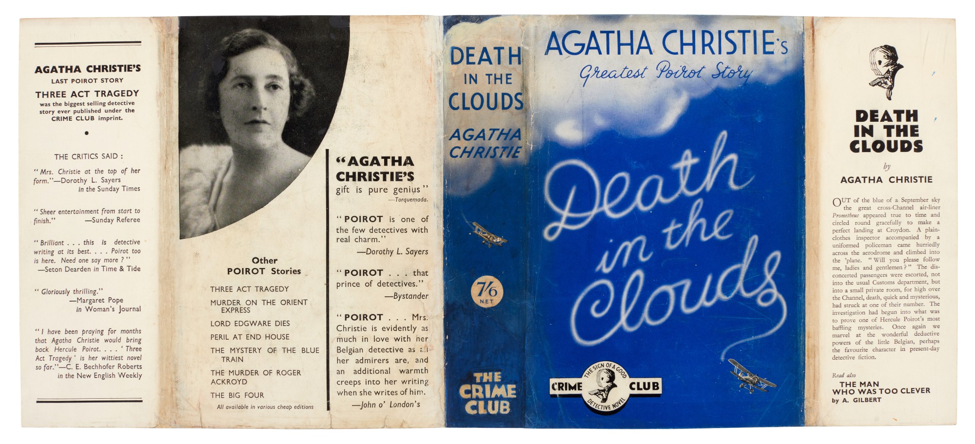 Agatha Christie | Death in the Clouds, 1935 | Detective Fiction