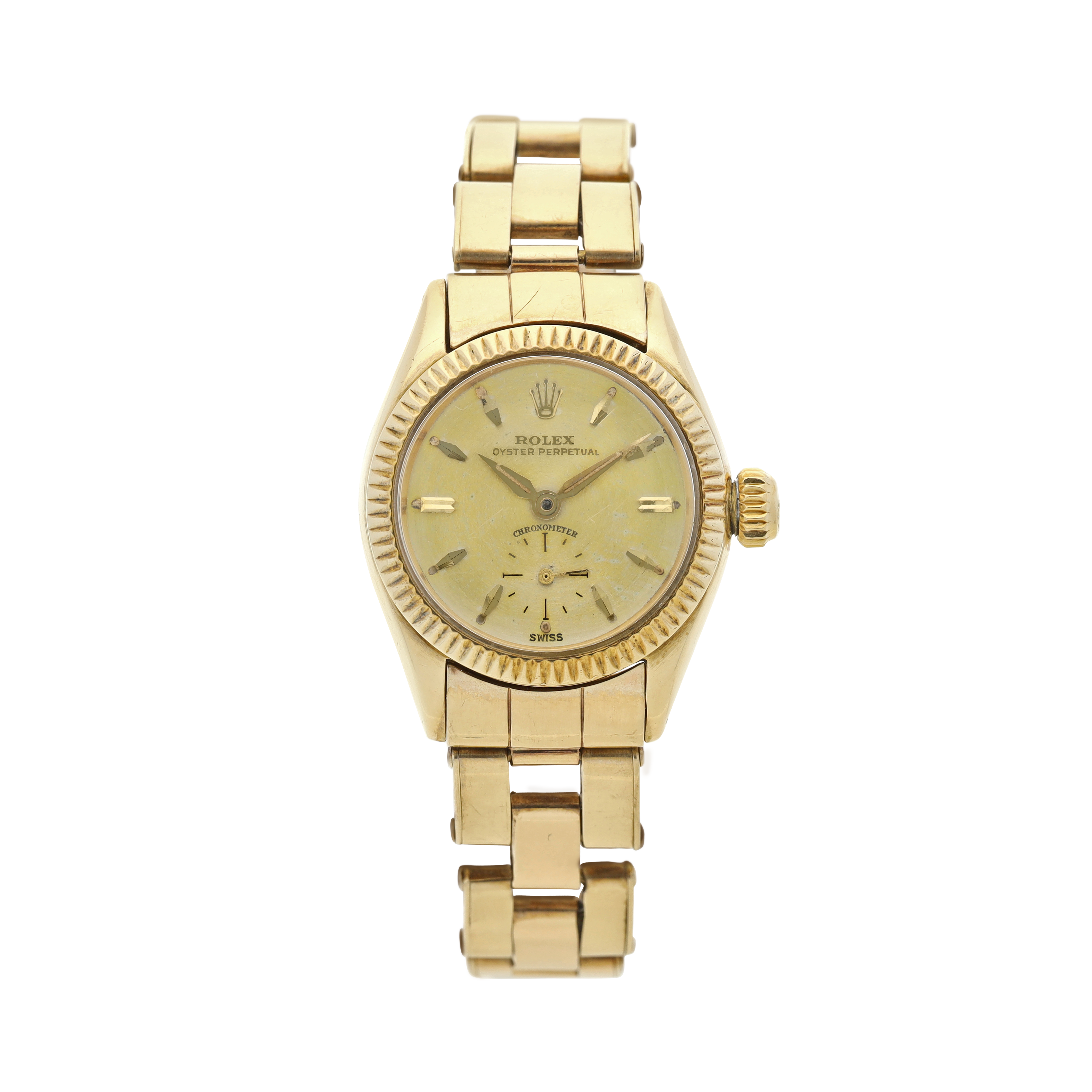 Rolex Vintage Oyster Perpetual Reference 6509, A Yellow Gold  display picture 1