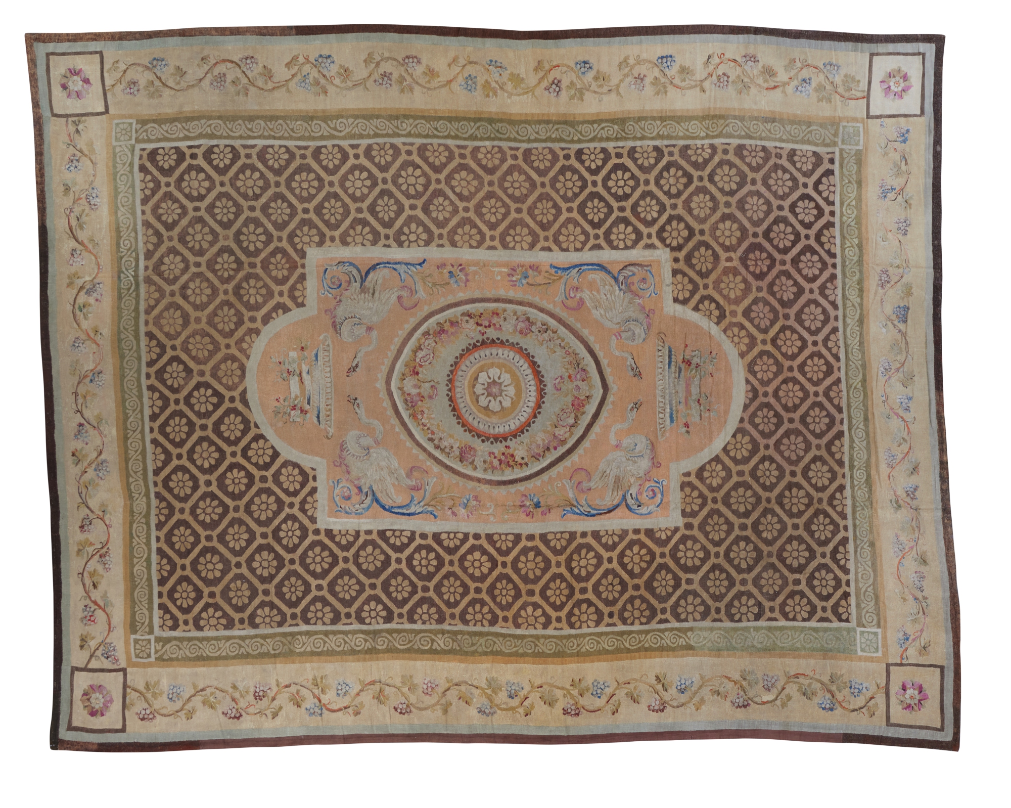 An Empire Aubusson Carpet, Early 19th Century Classic Design