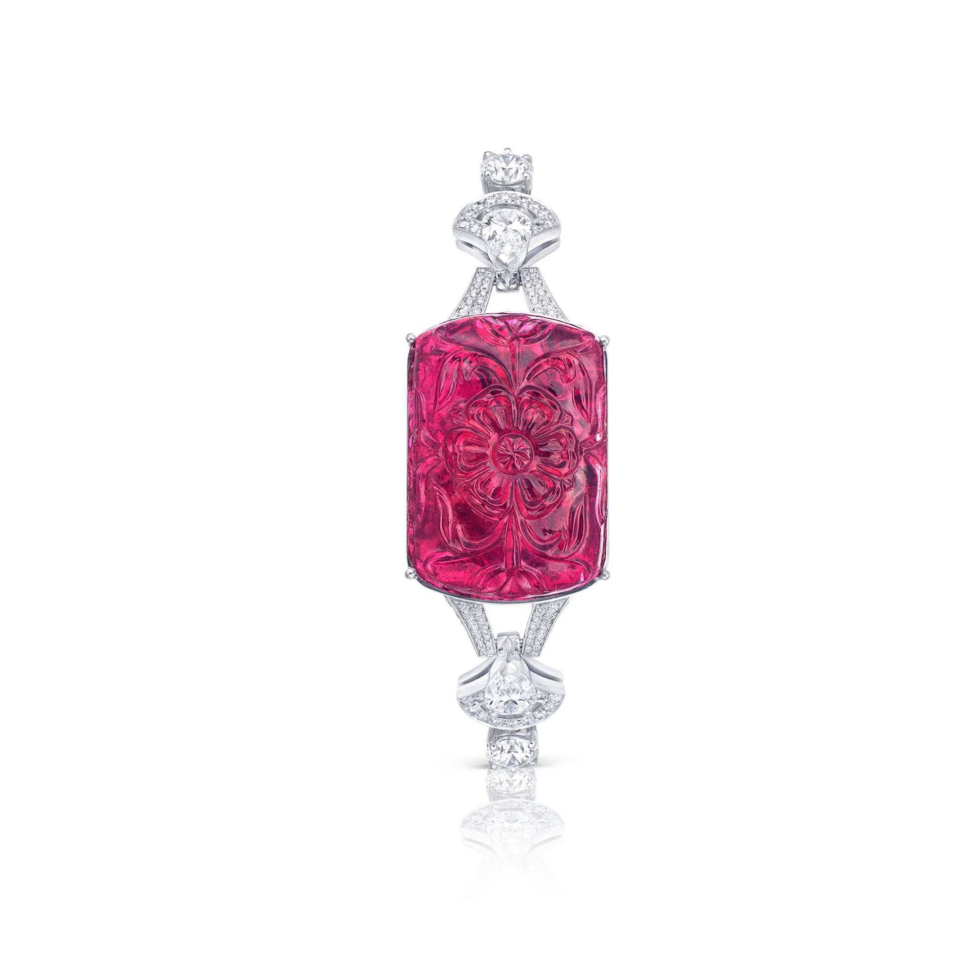 GRAFF | UNIQUE RUBELLITE AND DIAMOND WRISTWATCH | The Weekly Edit: Fine ...