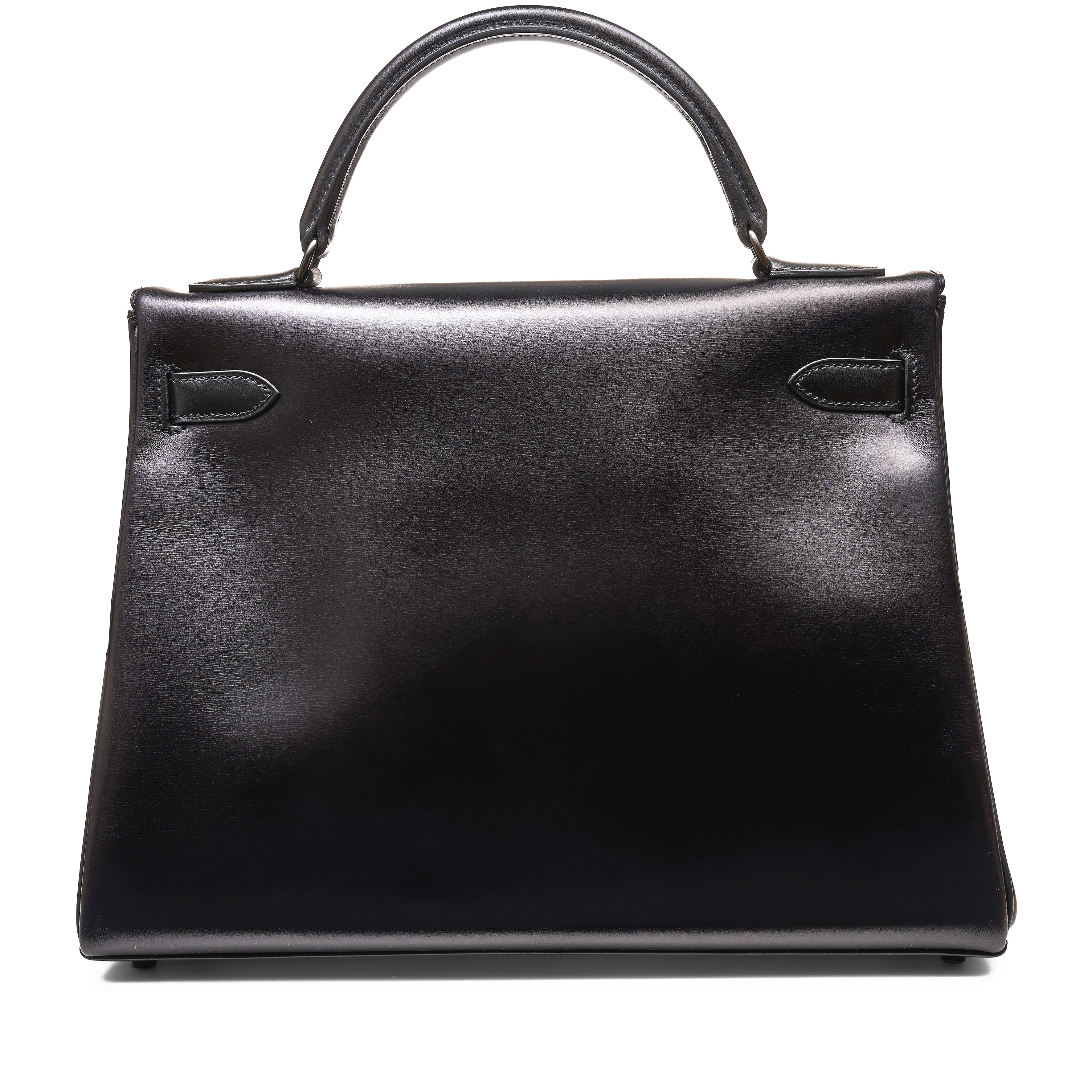 Hermès Vintage Limited Edition Black Box So Black Kelly Retourne