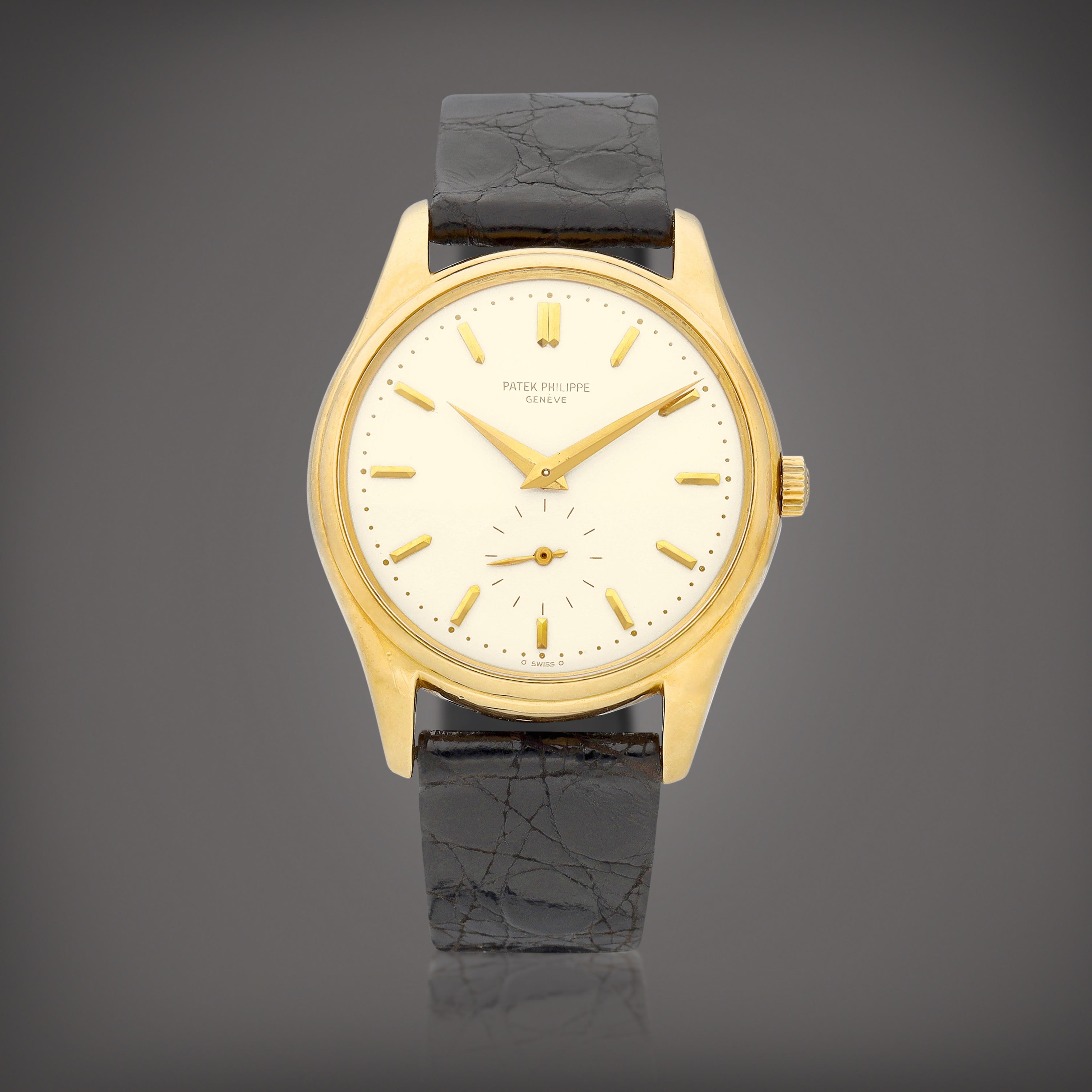 Reference 2526 | A yellow gold wristwatch, Made in 1956 | 百達翡麗 | 型號2526 ...