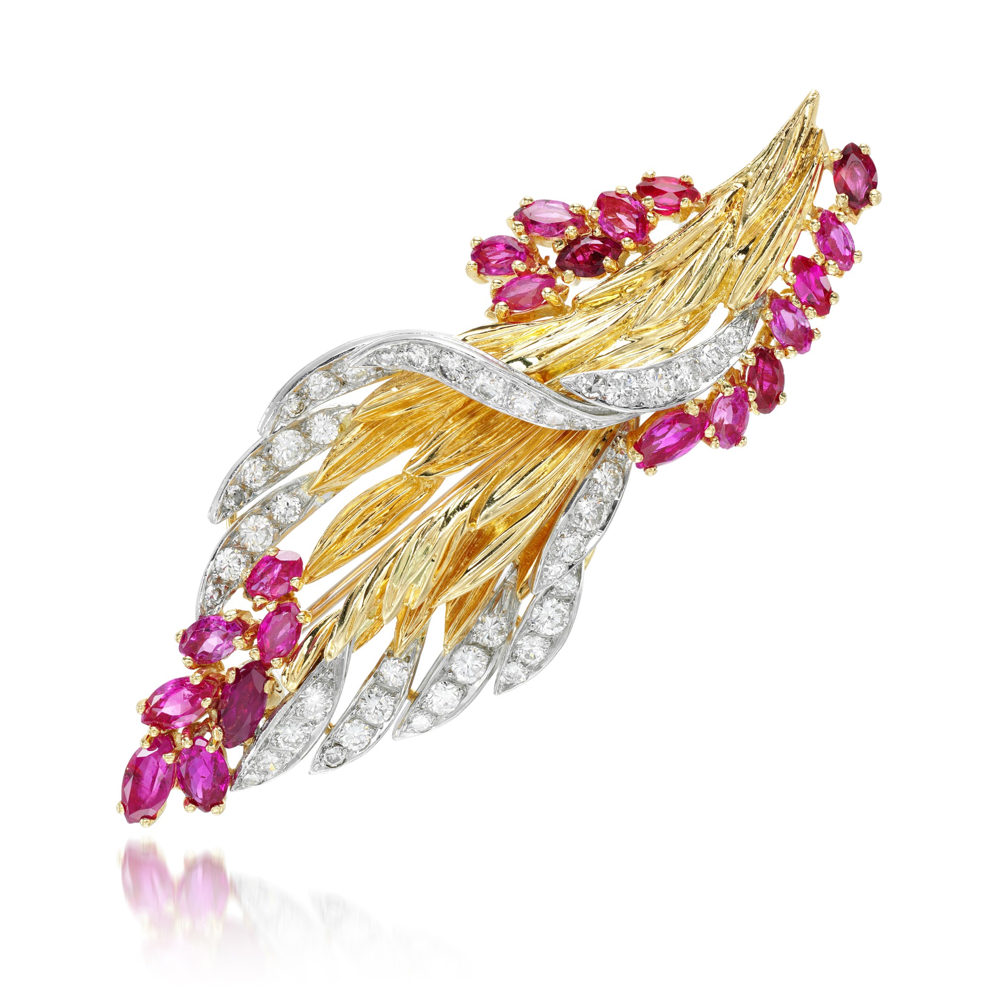 RUBY AND DIAMOND BROOCH | The Weekly Edit: Fine Jewels | London | 2020 ...