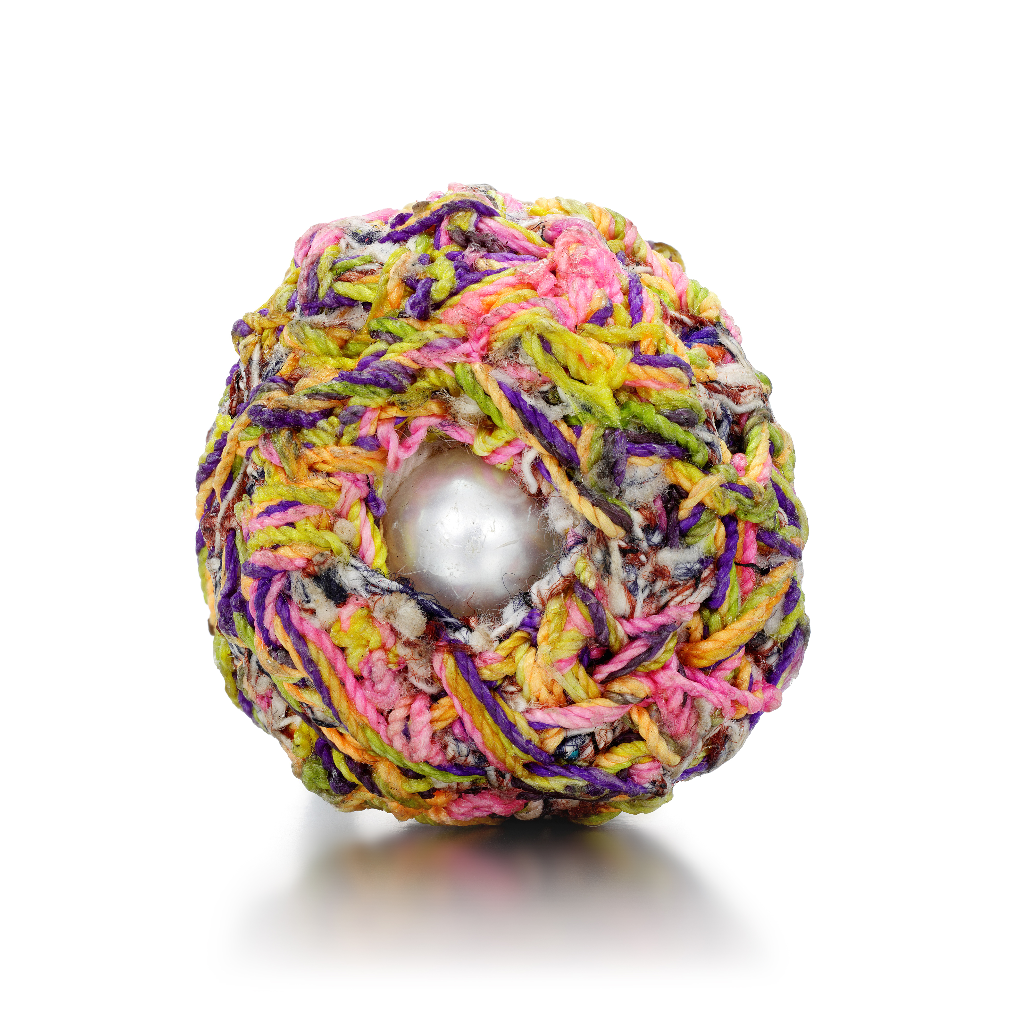 Pascale Marthine Tayou Gri-Gri Gold And Cultured Pearl Ring