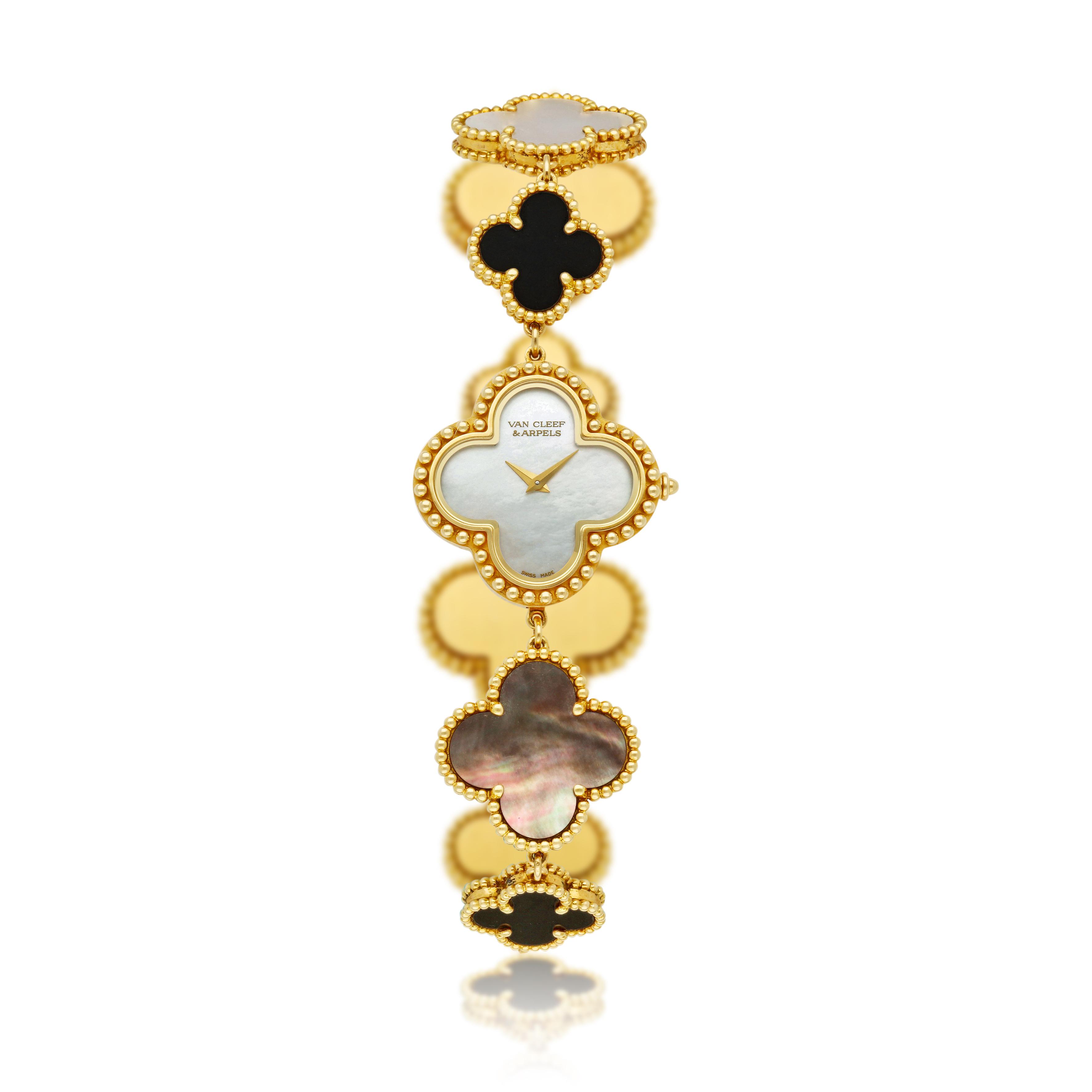 Van Cleef & Arpels Alhambra (Reference 136674). A Yellow Gold