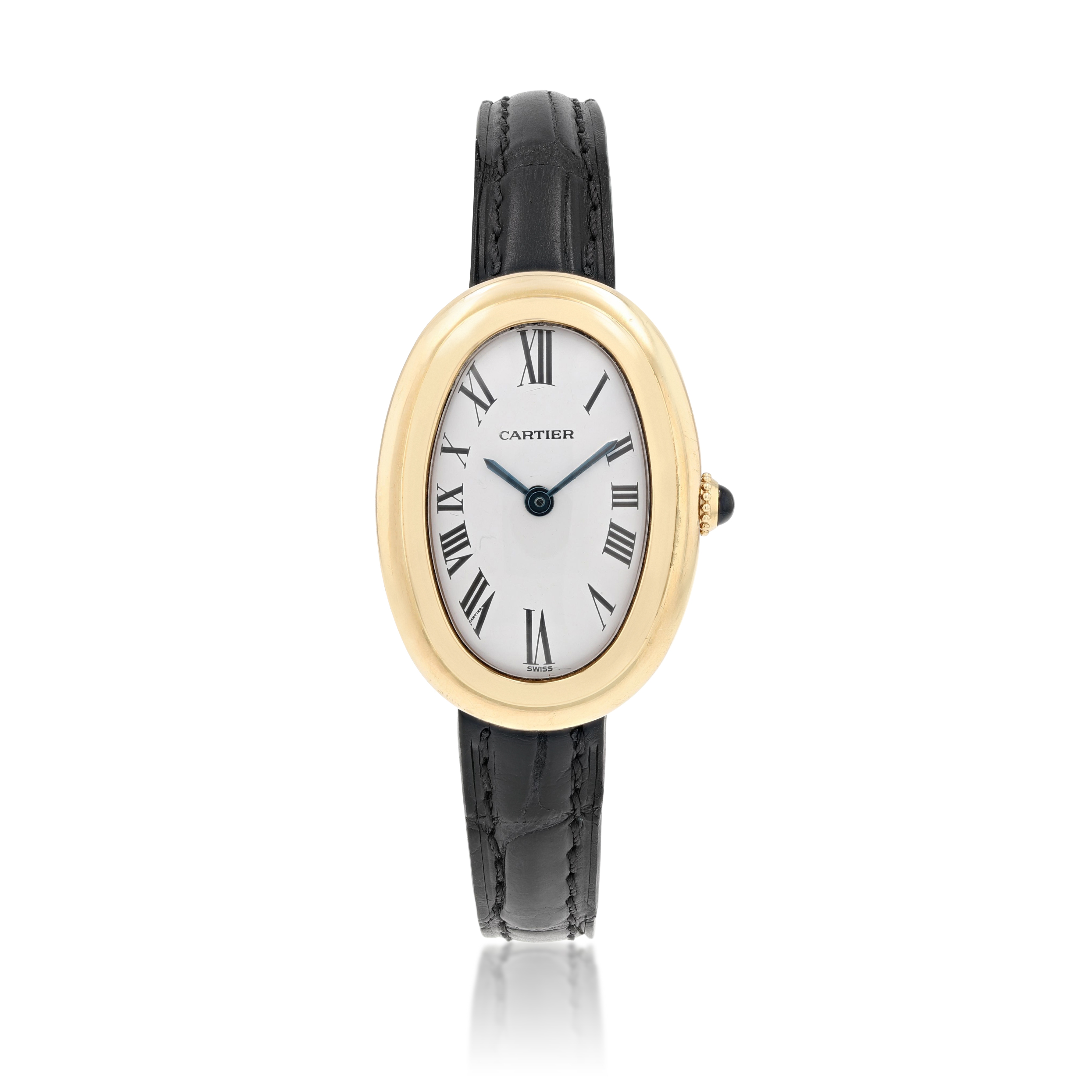 Cartier Baignoire, Reference 78094, Yellow Gold Wristwatch, Circa