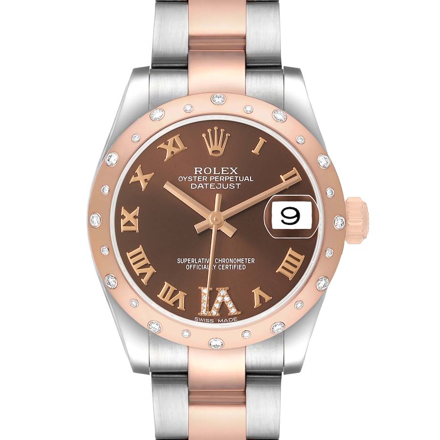 Rolex Datejust (Reference 178341). A 31mm Rose Gold Stainless
