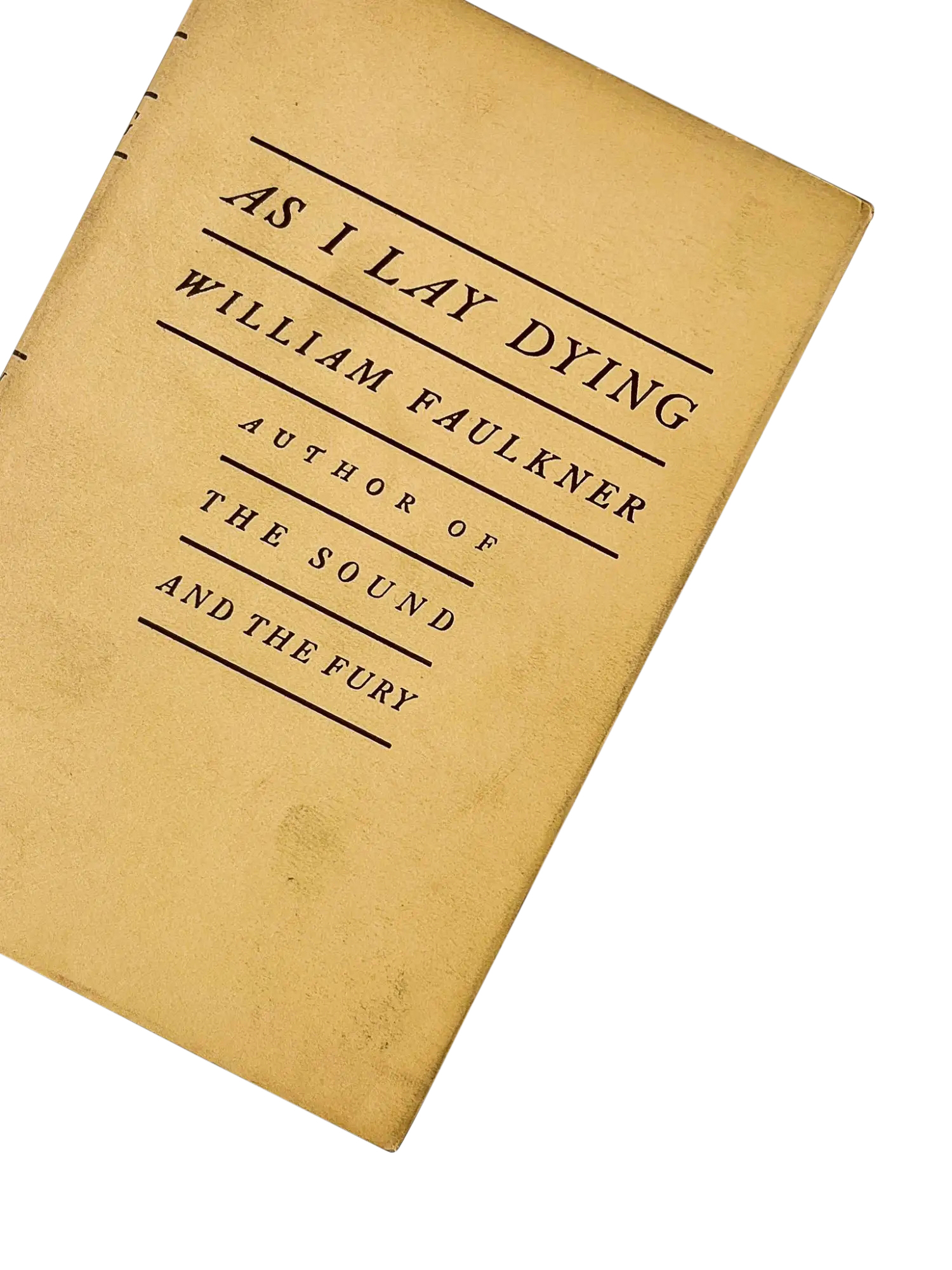 William Faulkner Vintage As I Lay Dying First Edition Available