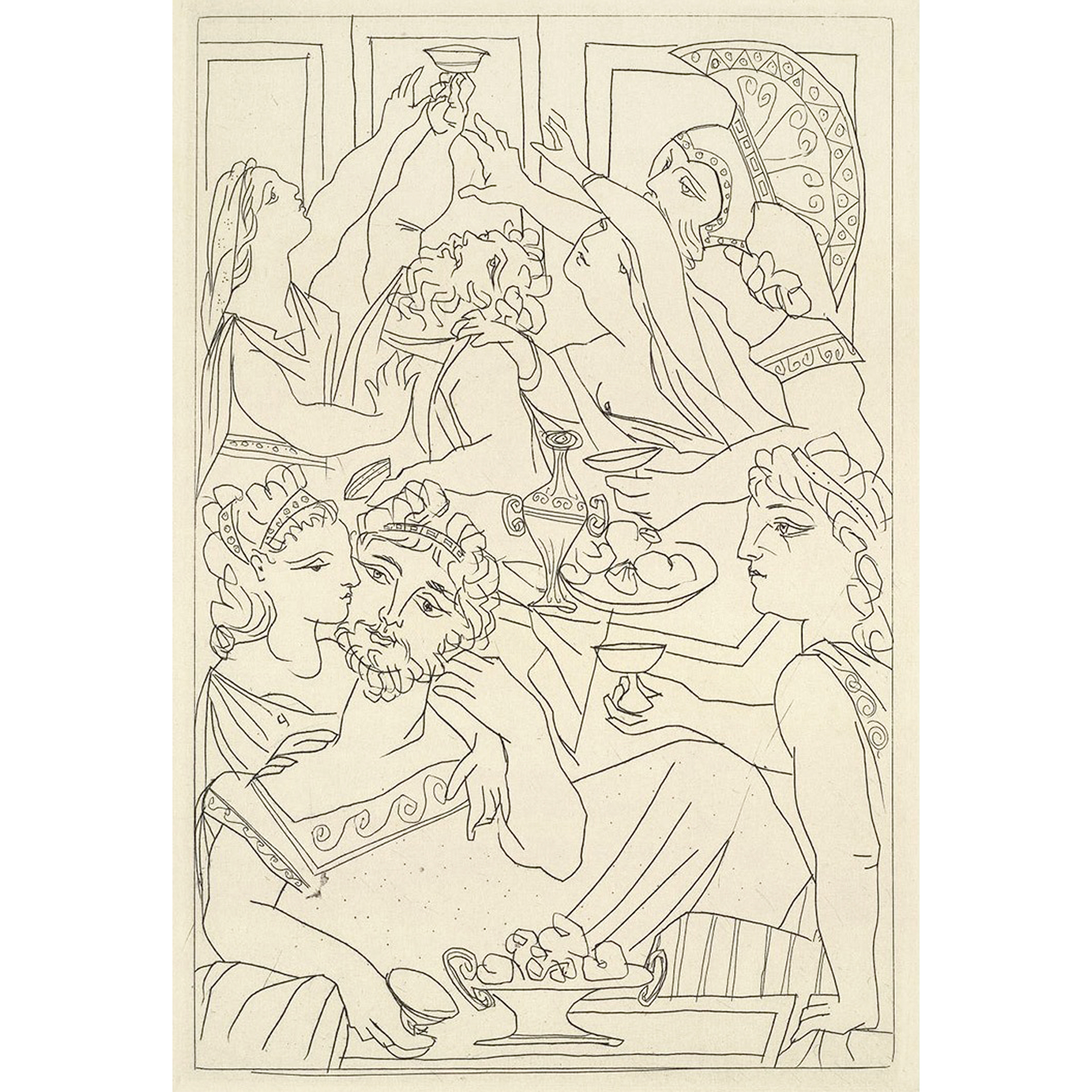 Pablo Ruiz Picasso 【Lysistrata】エッチング Pablo Picasso, Aristophanes Vintage Lysistrata Available For