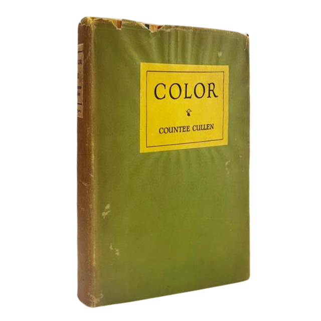 Countee Cullen Vintage Color Dust Jacket Available For Immediate Sale