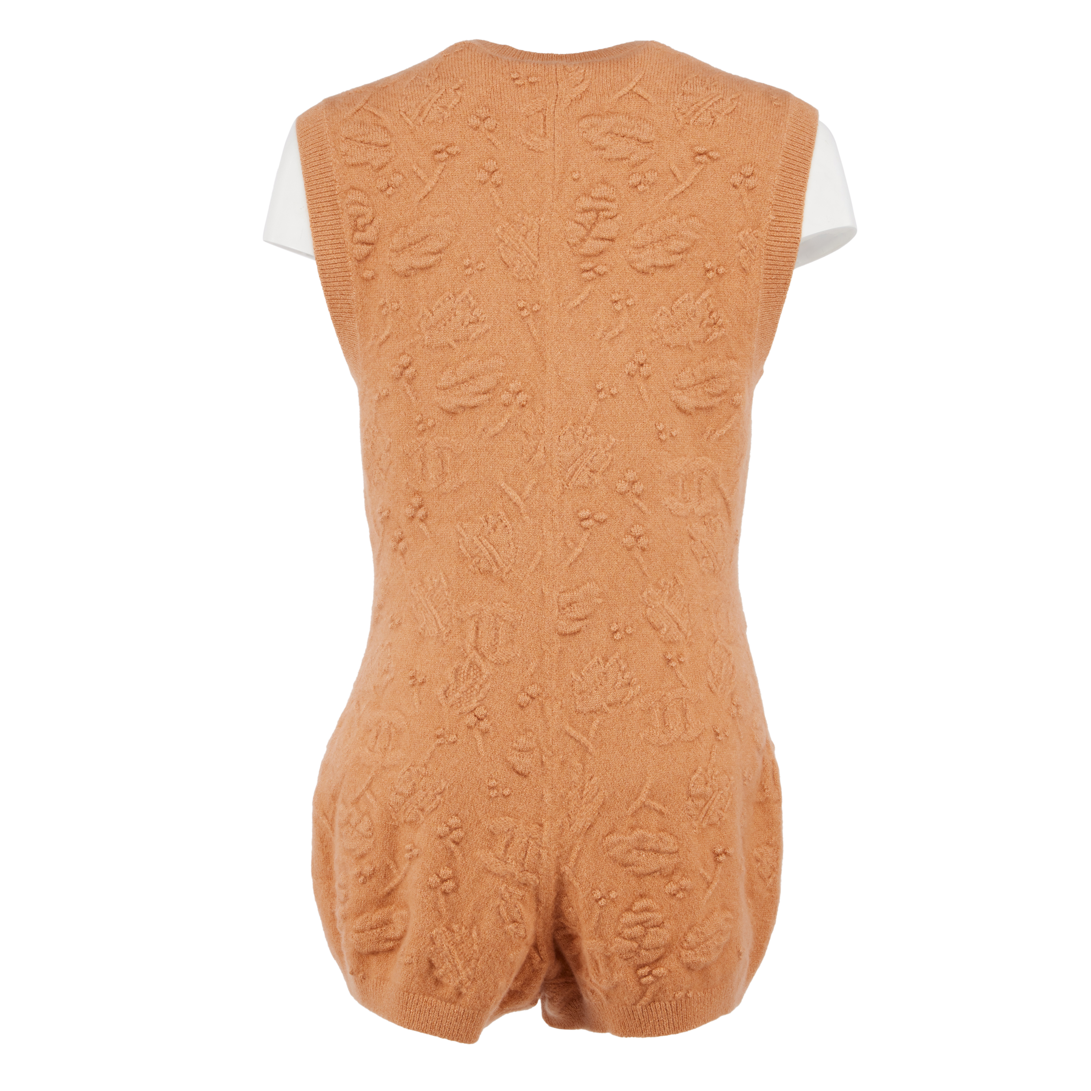 CHANEL WOOL&lane レーシーニットキャミソール 40 CHANEL WOOL&lane レーシーニットキャミソール 40 トップス
