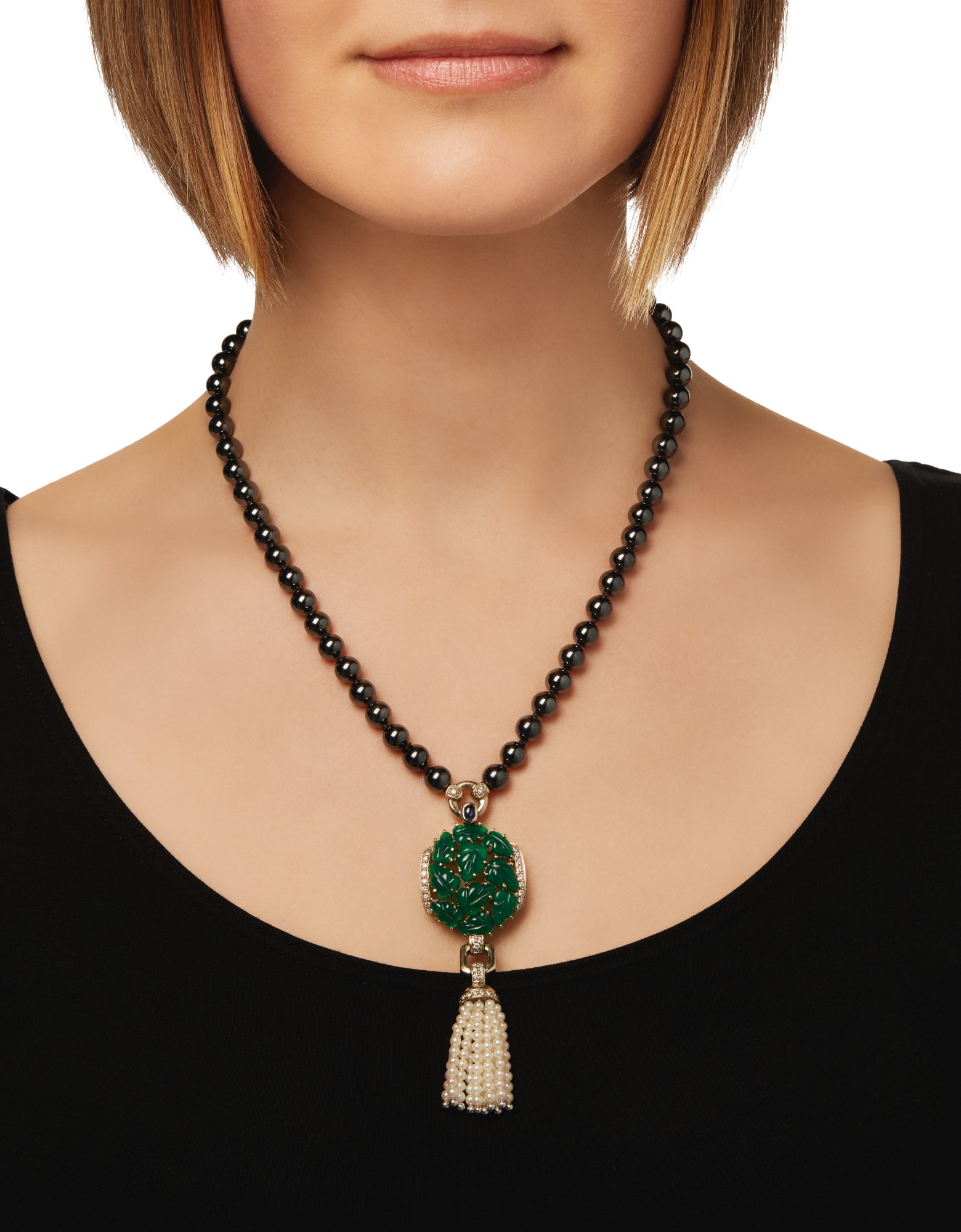 cartier jade necklace