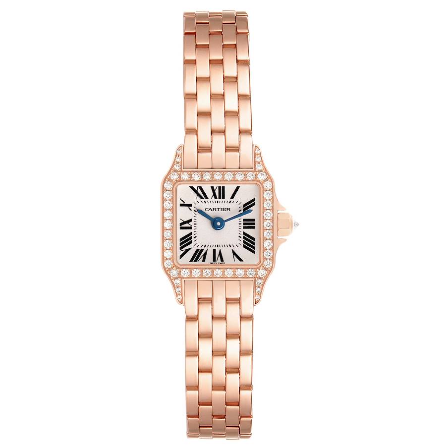 Cartier Santos Demoiselle (Reference WF9011Z8). A 20mm Rose Gold