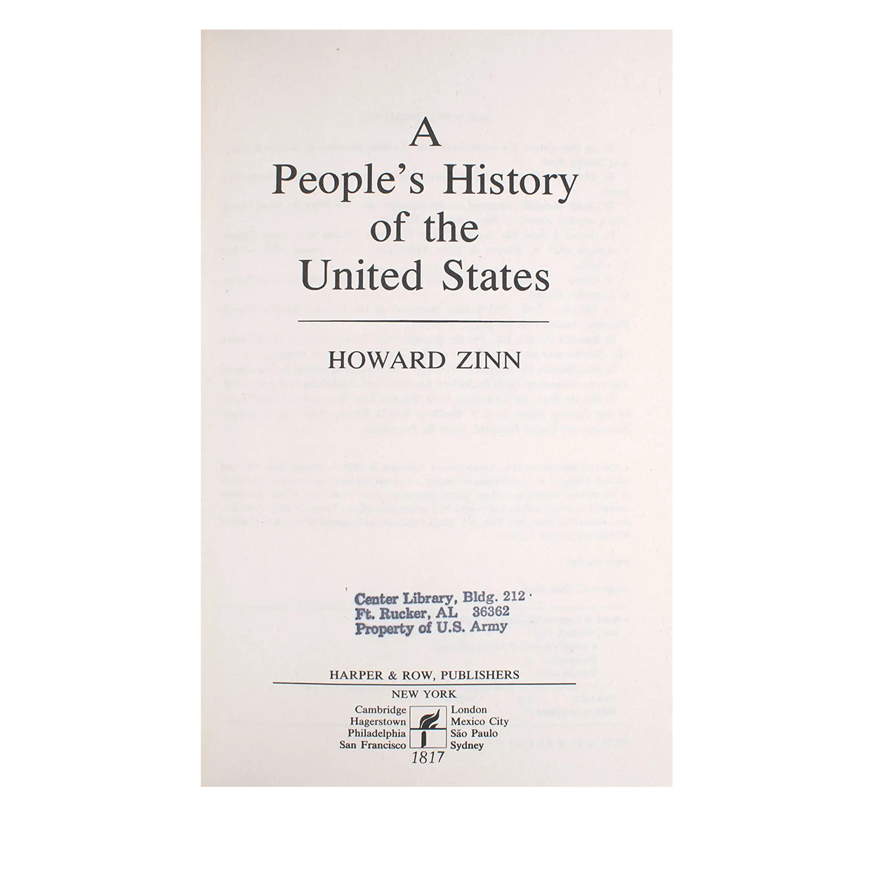 アート・デザイン・音楽 A People's History of the United States A People's History of the United States (Harper Perennial Deluxe