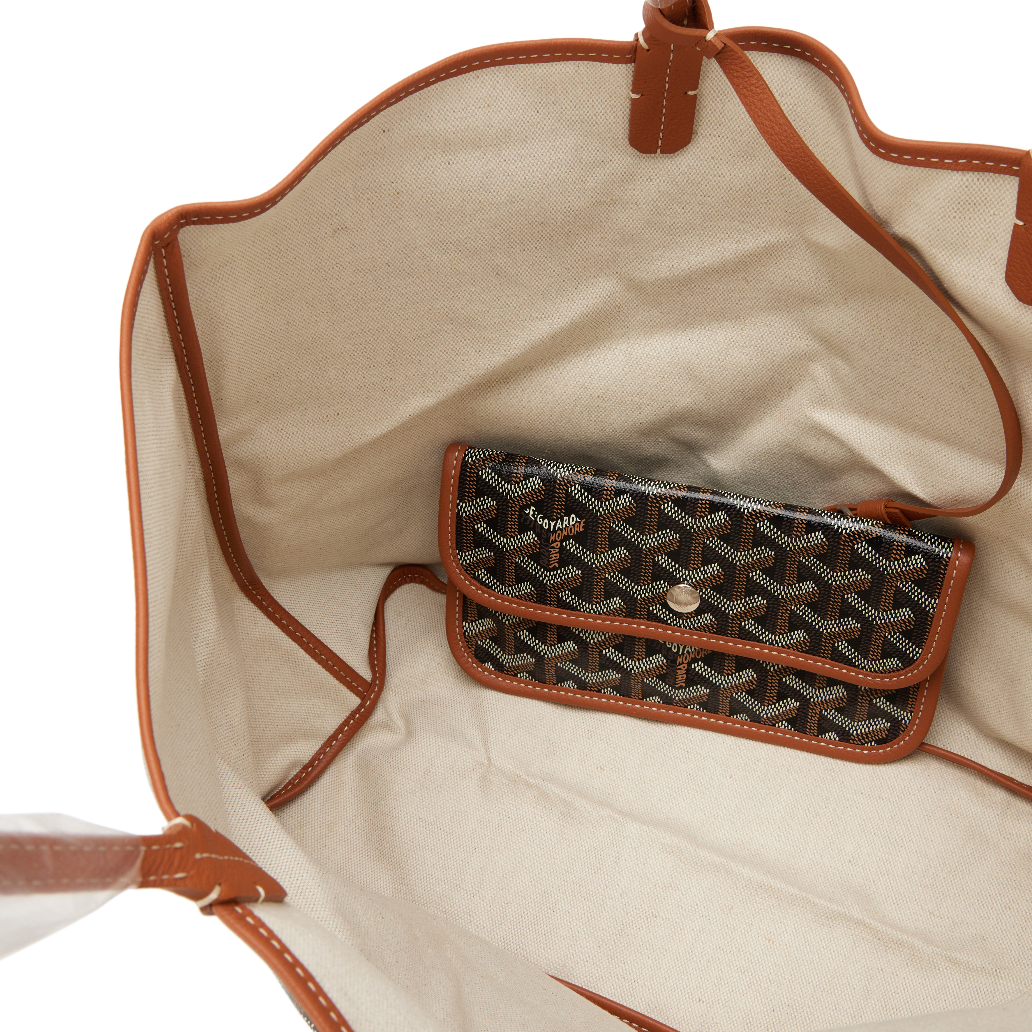 GOYARD リバーシブル ミニトート ブラックxブラウン GOYARD リバーシブル ミニトート ブラックxブラウン