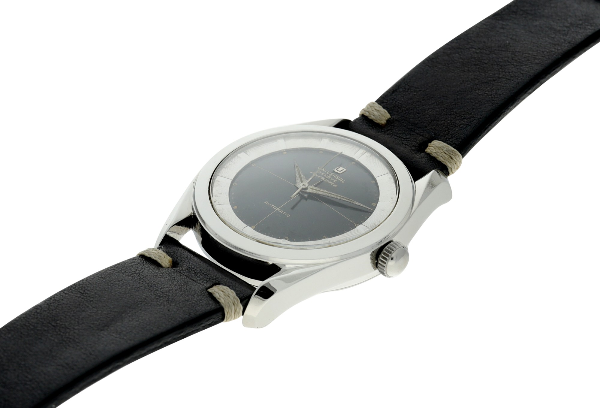 UNIVERSAL GENÈVE REFERENCE S202174 POLEROUTER A STAINLESS STEEL