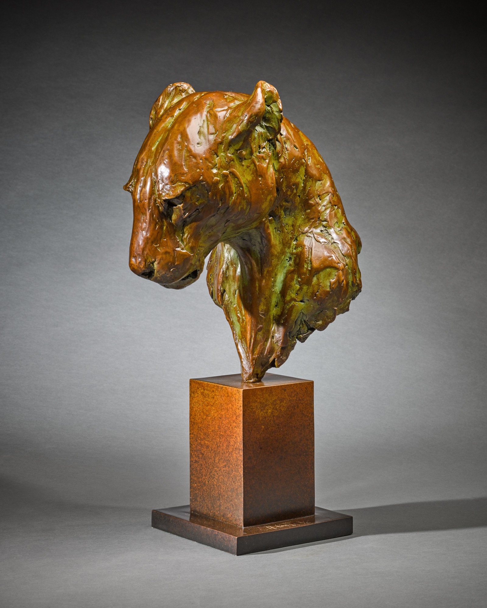 Leopard Bust | Sladmore: Life in Bronze | 2022 | Sotheby's
