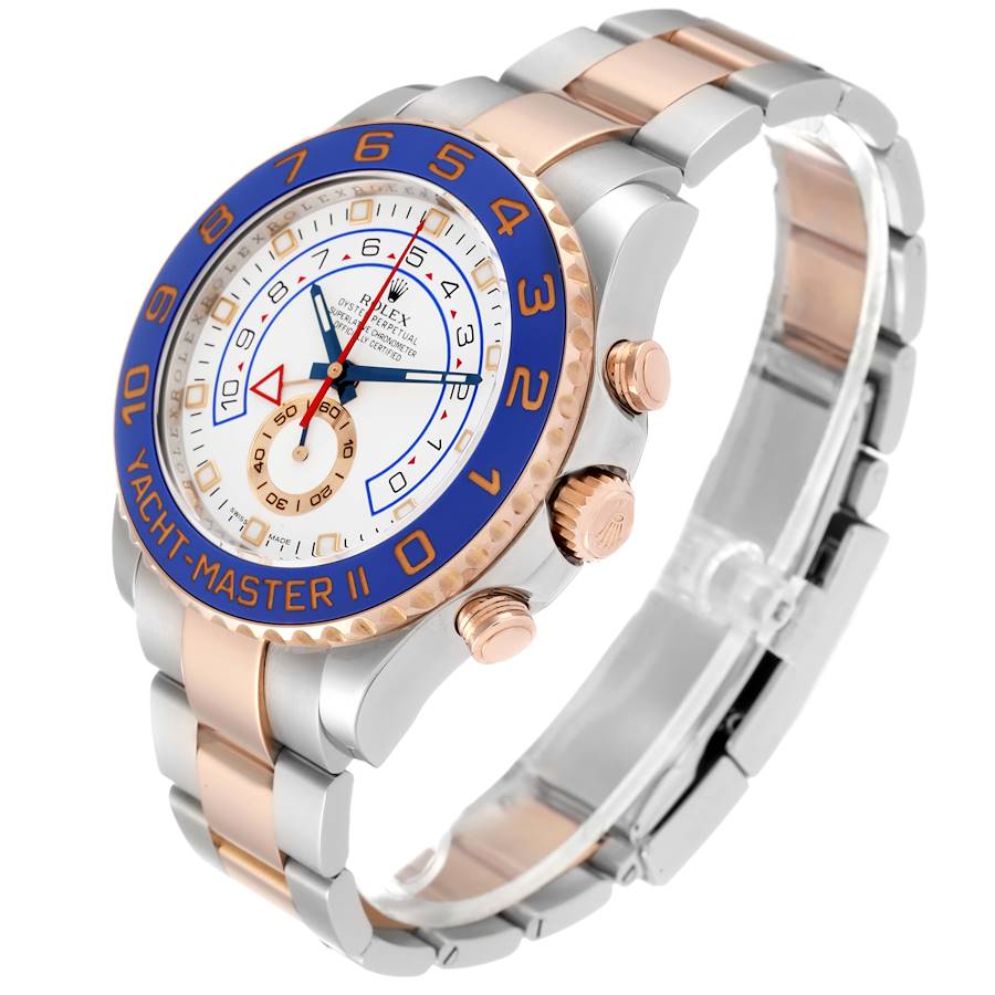 Rolex Yacht-Master II (Reference 116681). A rose gold and stainless steel automatic wristwatch with chronograph. 2012 - Image 3
