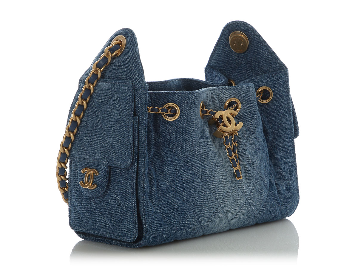 Chanel Blue Denim Mini 25 Aged Gold Hardware, 2026 Available For