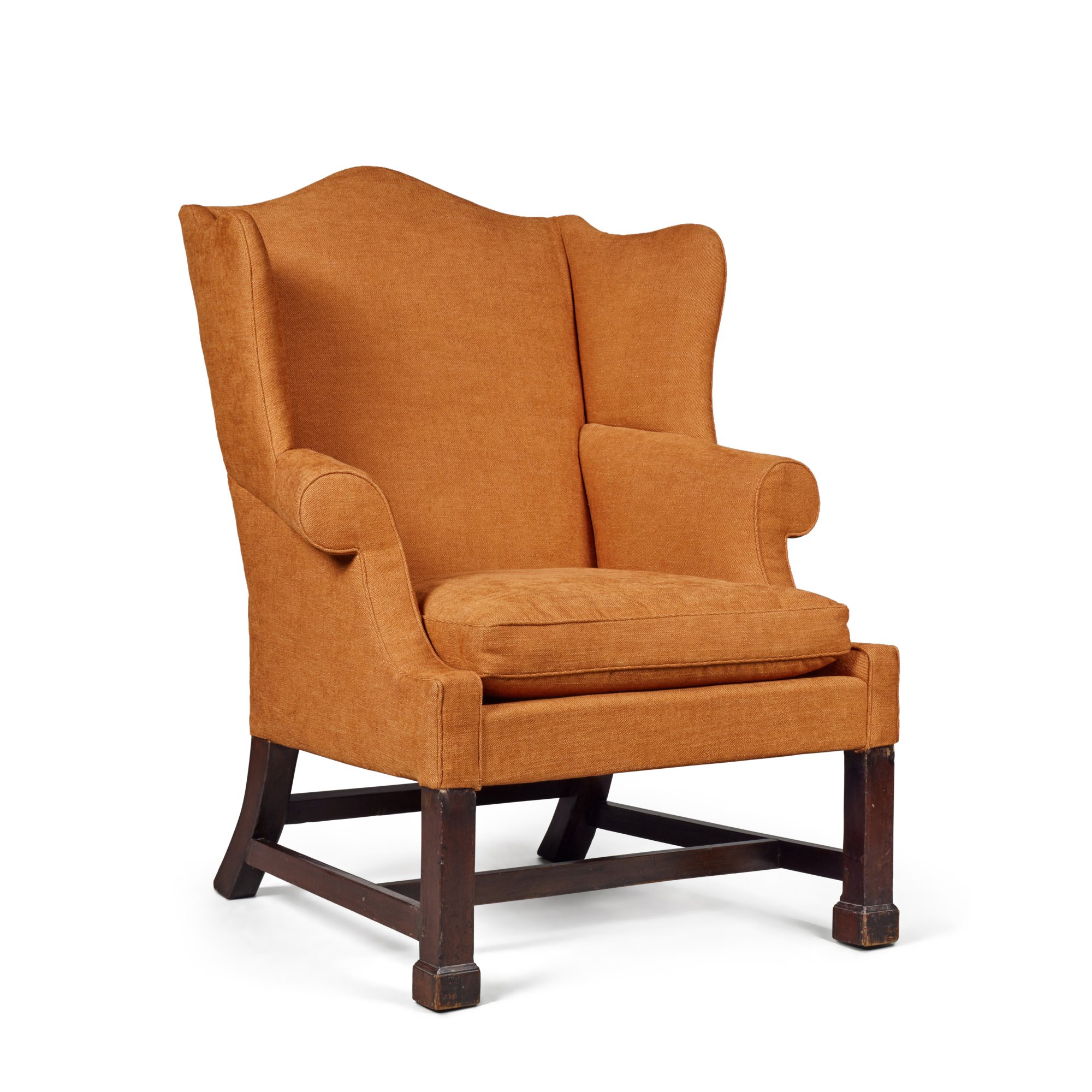 A Fine and Rare Chippendale Mahogany Easy Chair, Philadelphia