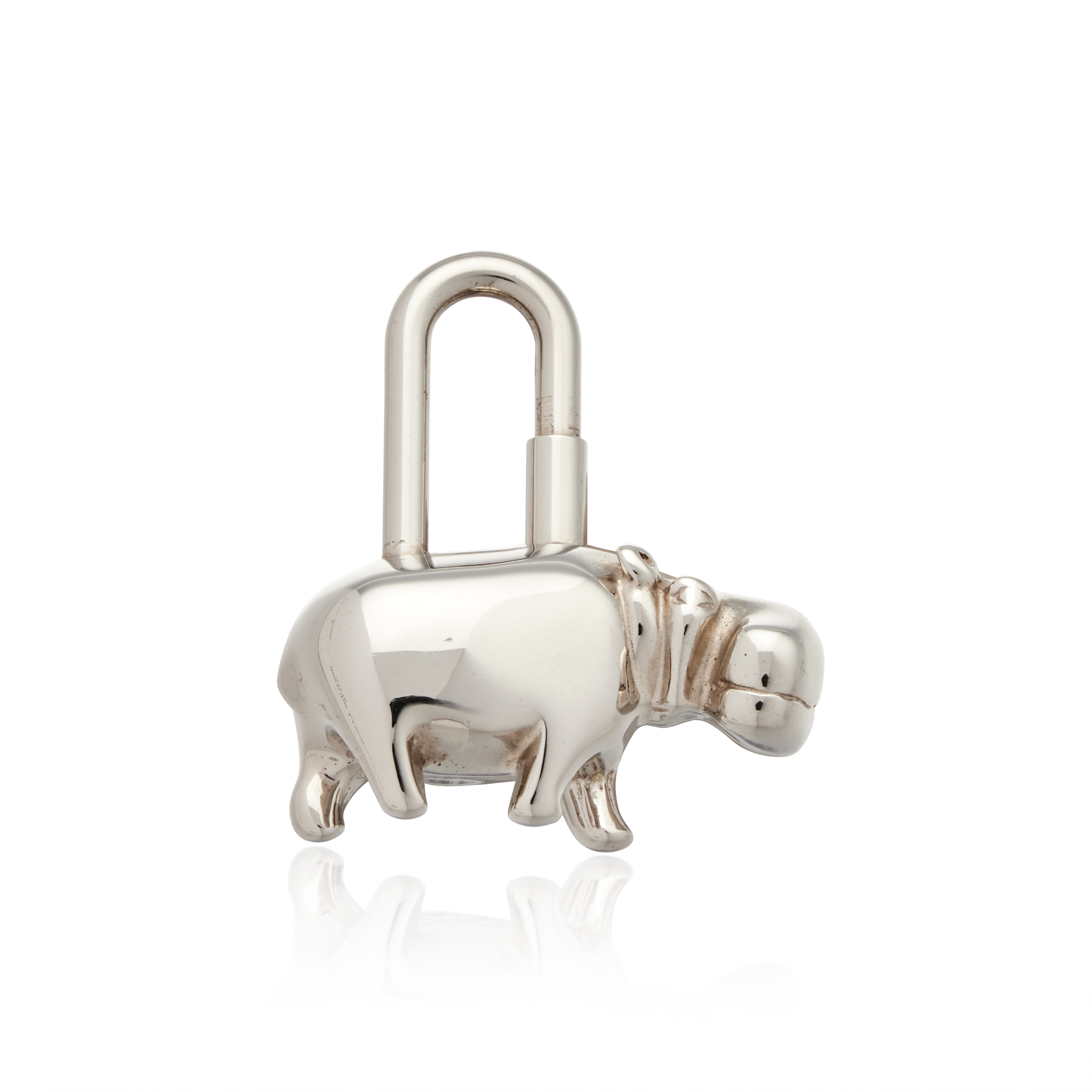 Hermès Porte cles Hippo Charm Ag925 Hermès Porte cles Hippo Charm Ag925 Hermès Porte cles Hippo Charm
