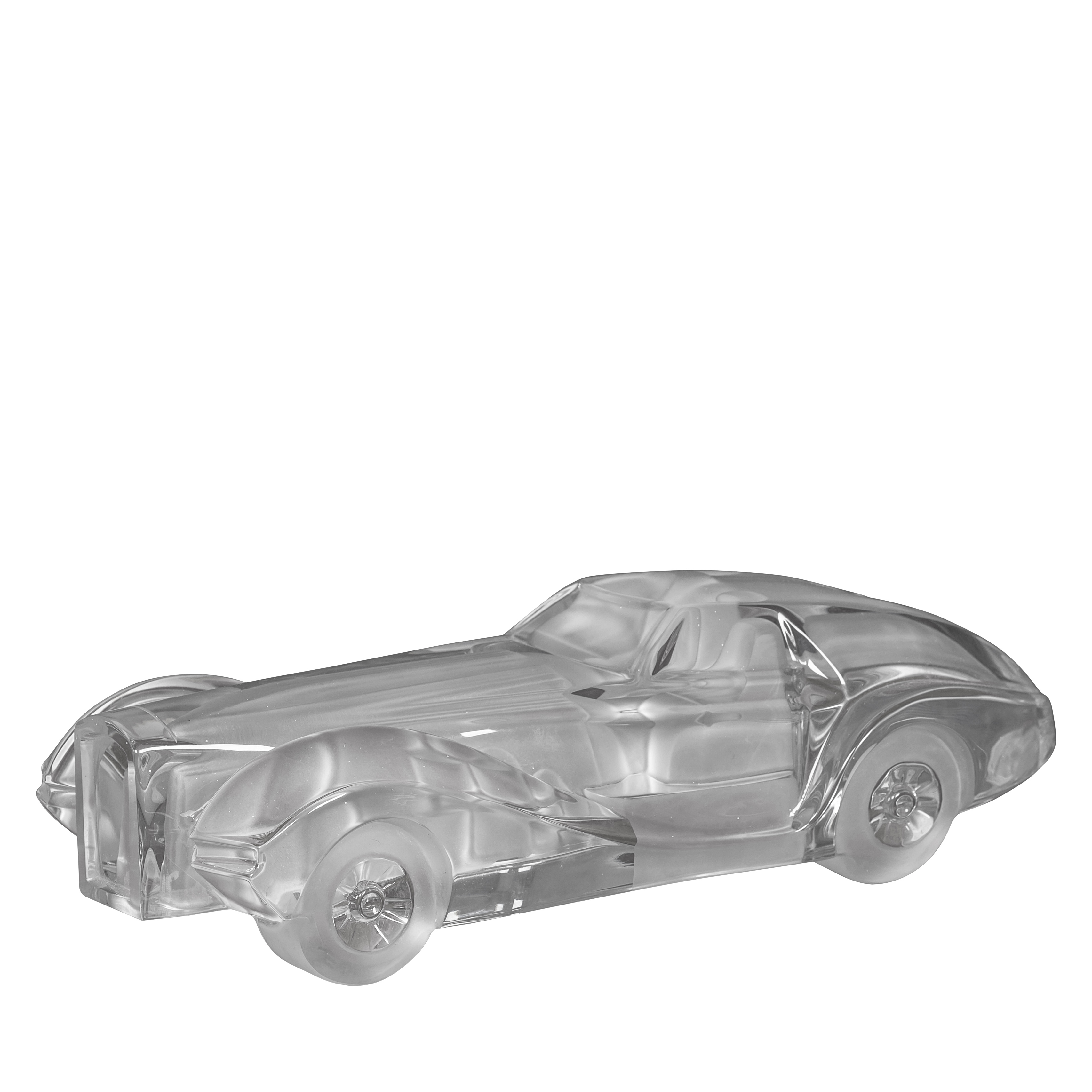 Daum Vintage French Crystal Race Car Available For Immediate Sale