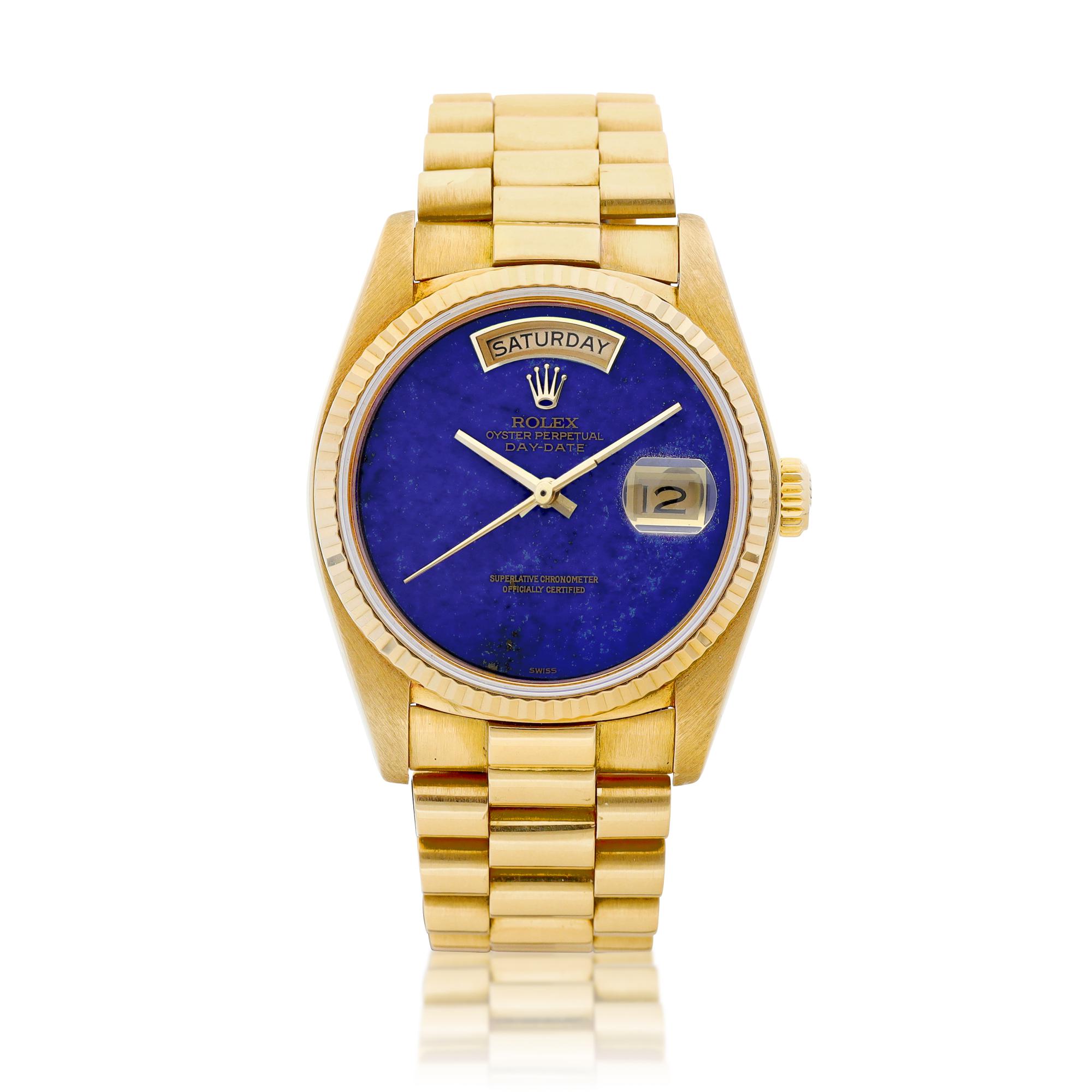 rolex day date lapis