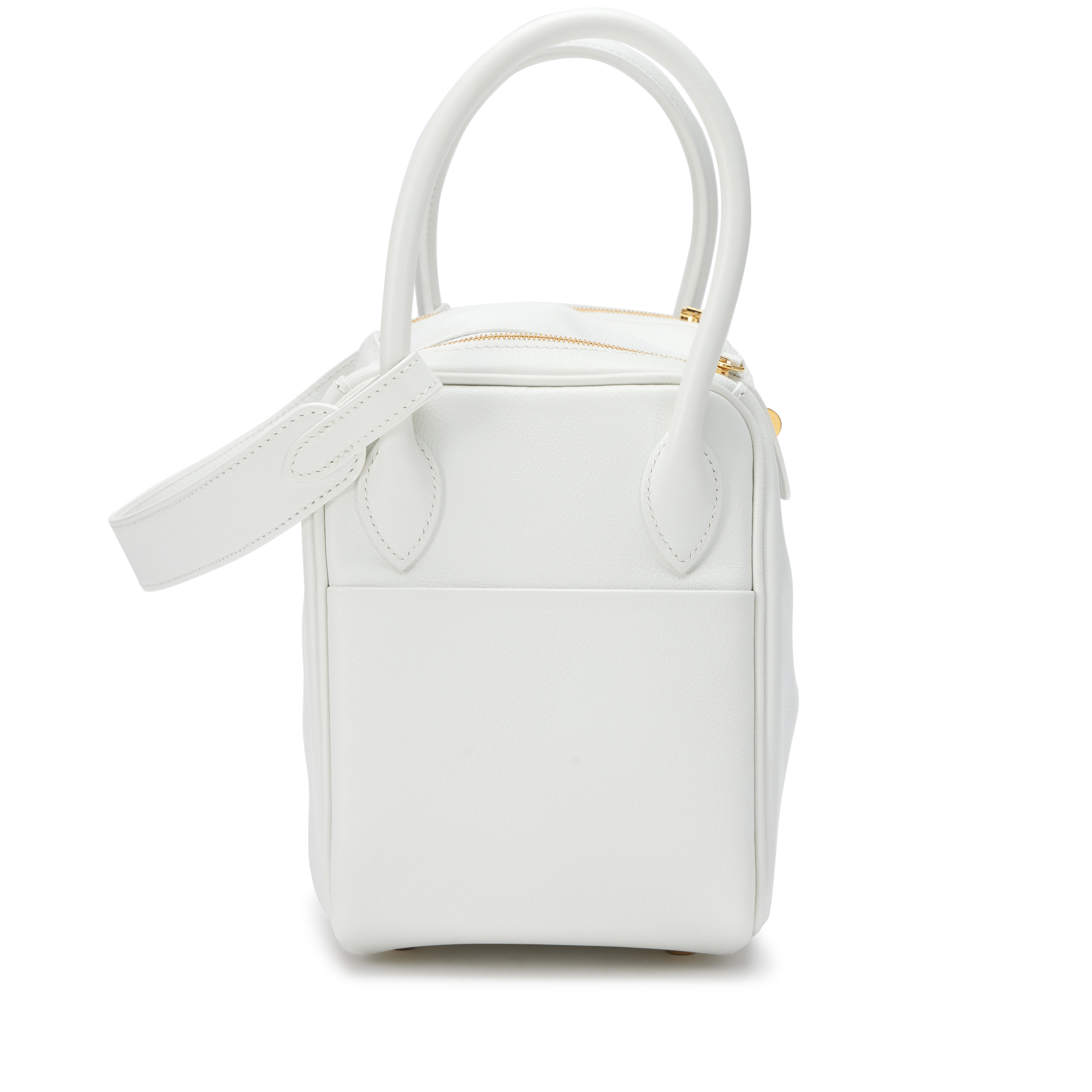 Hermès New White Evercolor Lindy 26 Gold Hardware, 2024