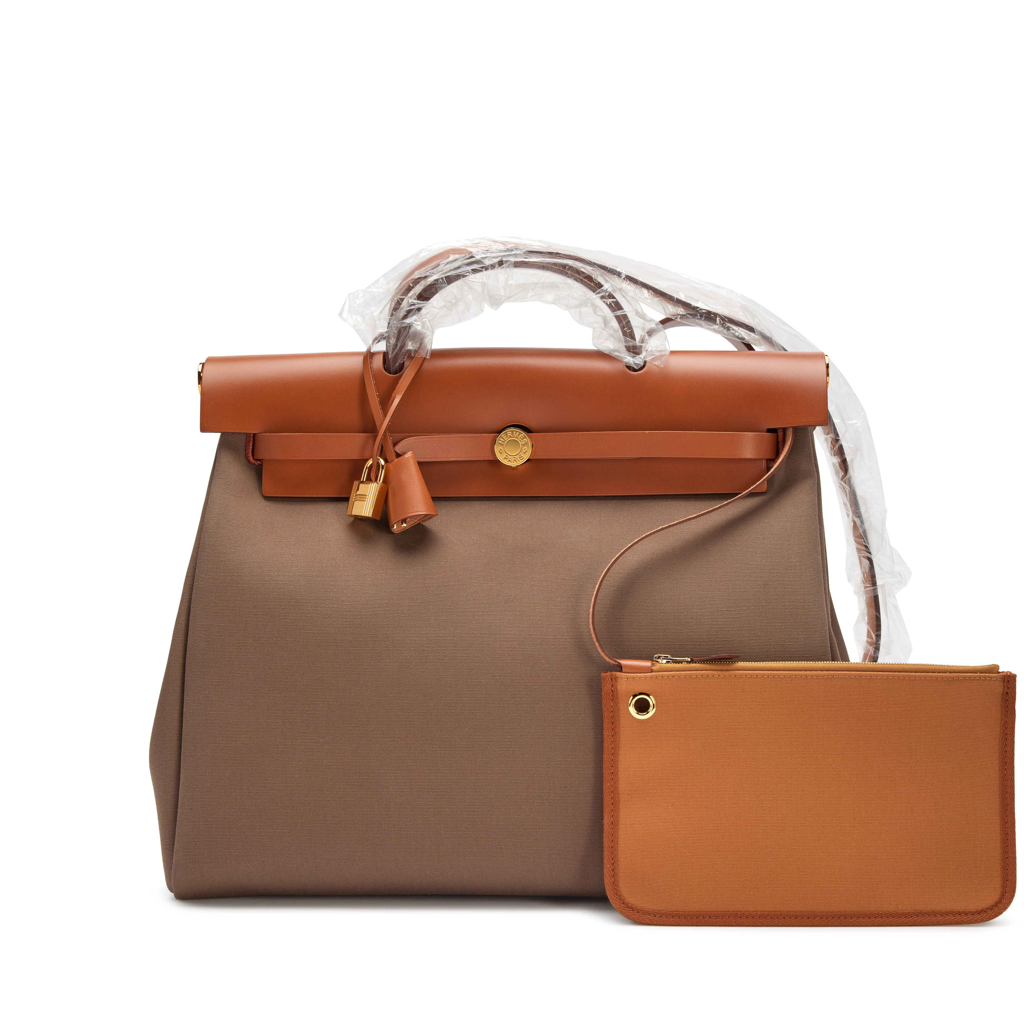 Dune Hermes Herbag Brown Herbag Zip 31 Retourne Verso Bag Brown