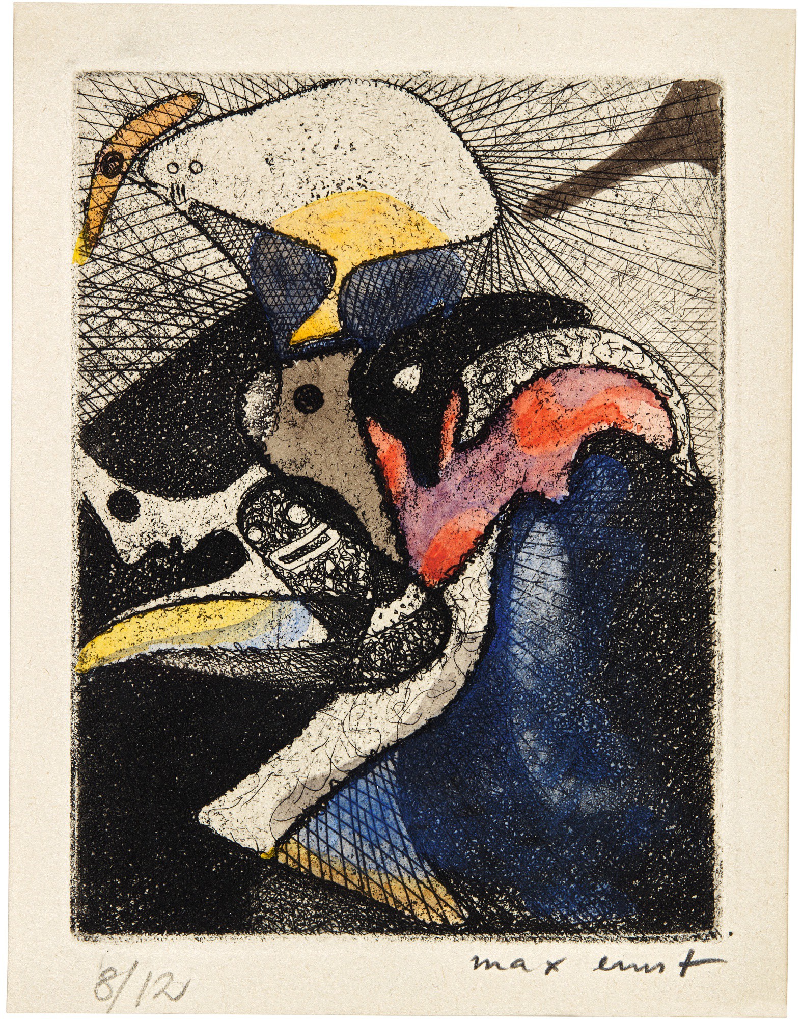 MAX ERNST ZU KURT SCHWITTERS LA LOTERIE DU JARDIN ZOOLOGIQUE SPIES 