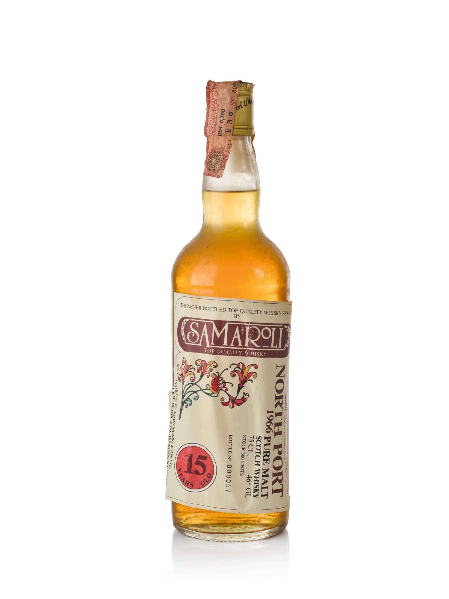 Samaroli Rarest Bottles North Port Samaroli Flowers 15 Year Old 46.0 abv 1966 | Distilled ...