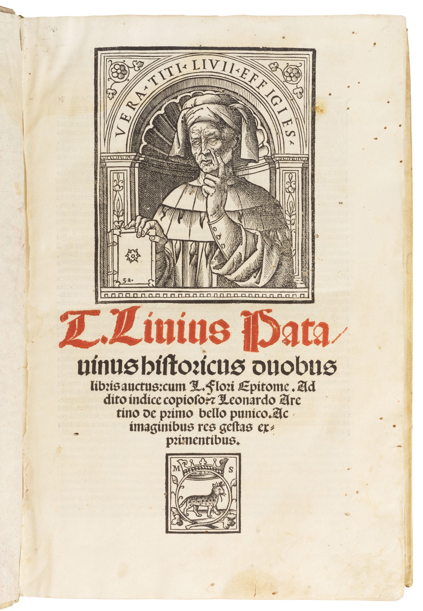Livius, [Ab urbe condita], Venice, 1520, later vellum | Antiquarian