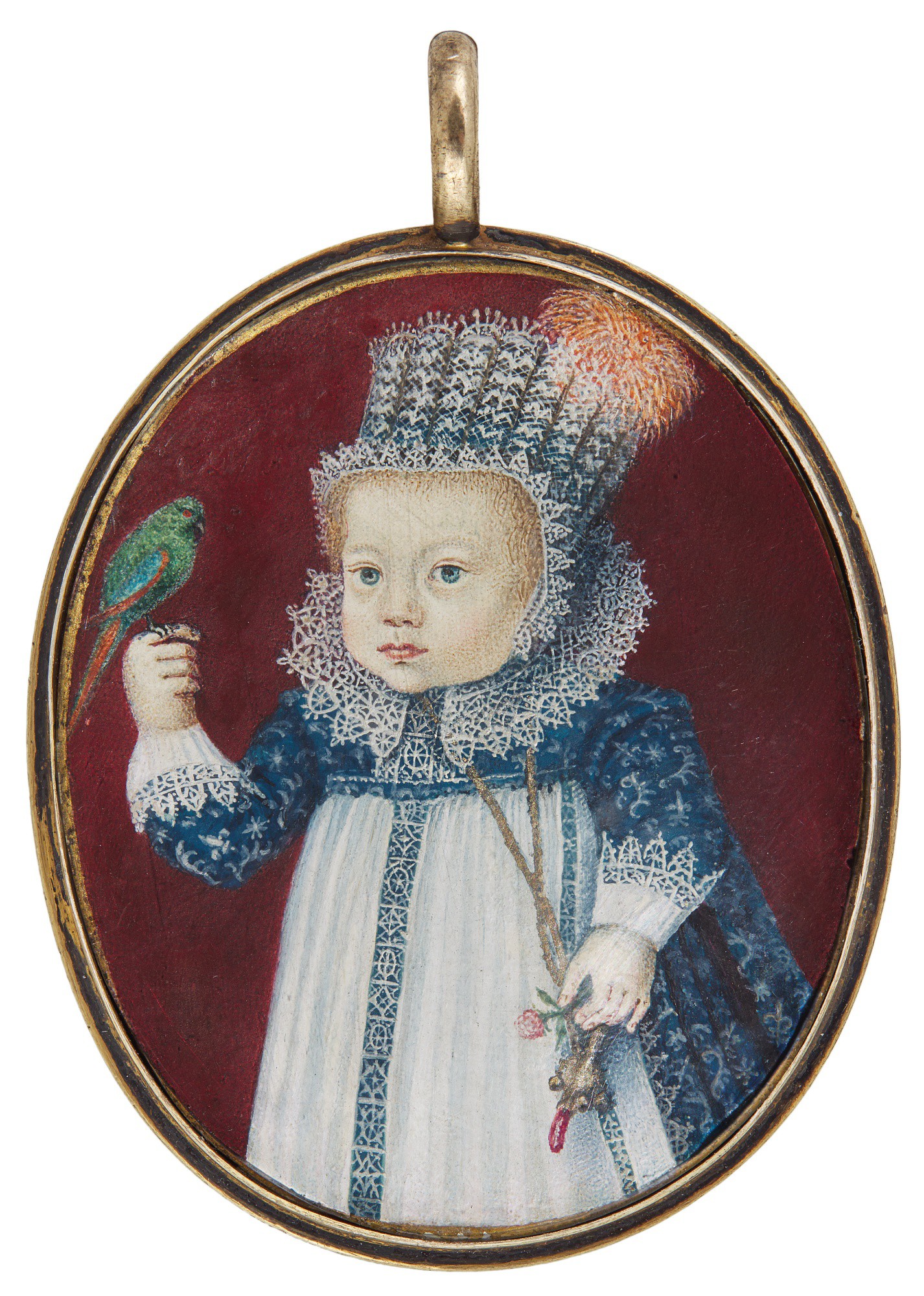 CONTINENTAL SCHOOL | PORTRAIT OF A CHILD HOLDING A PARROT