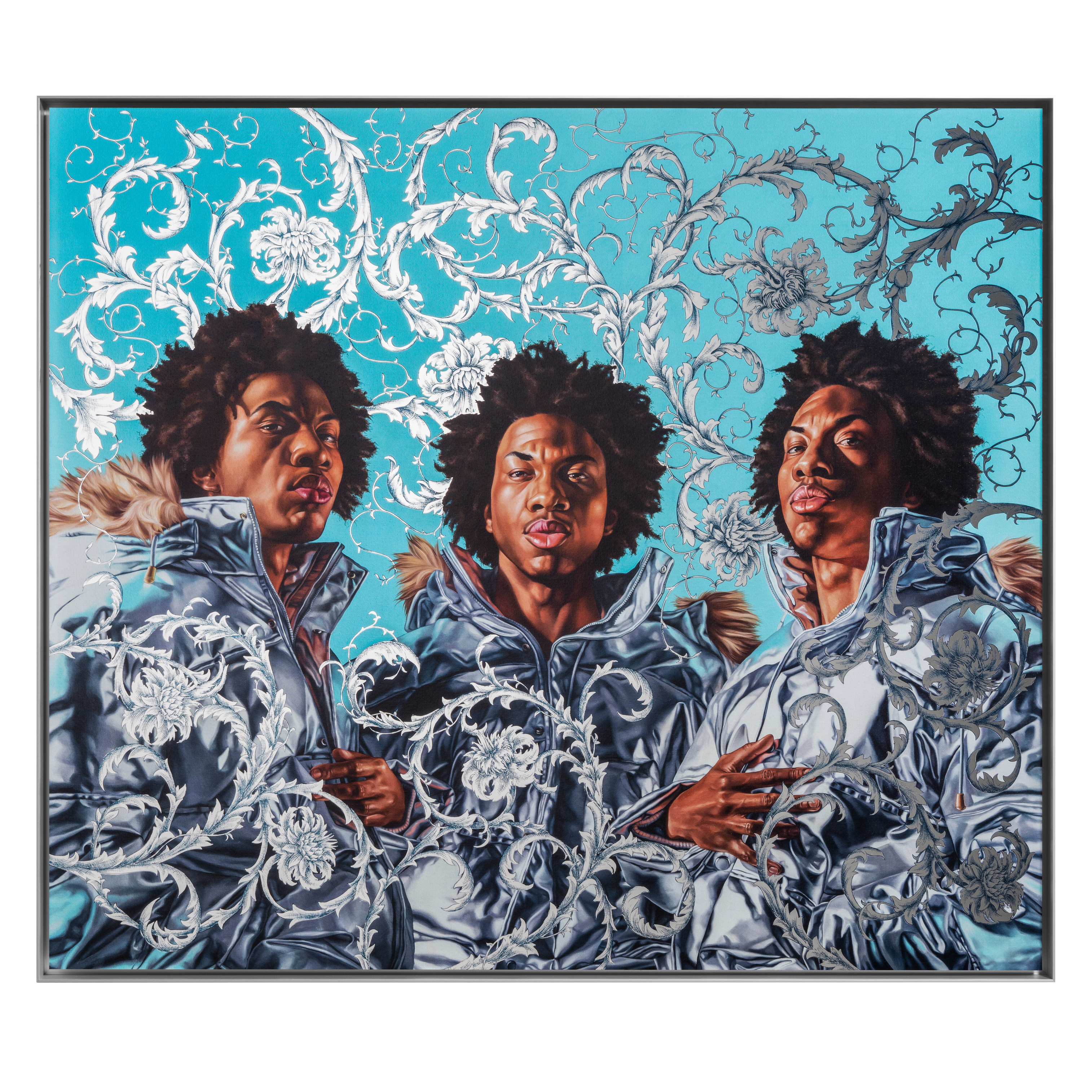 Kehinde Wiley Triple Portrait Of Charles II | Blue Available For