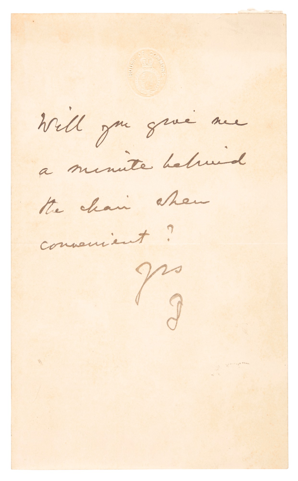 Benjamin Disraeli A collection of two autograph letters signed and other material, 18491881