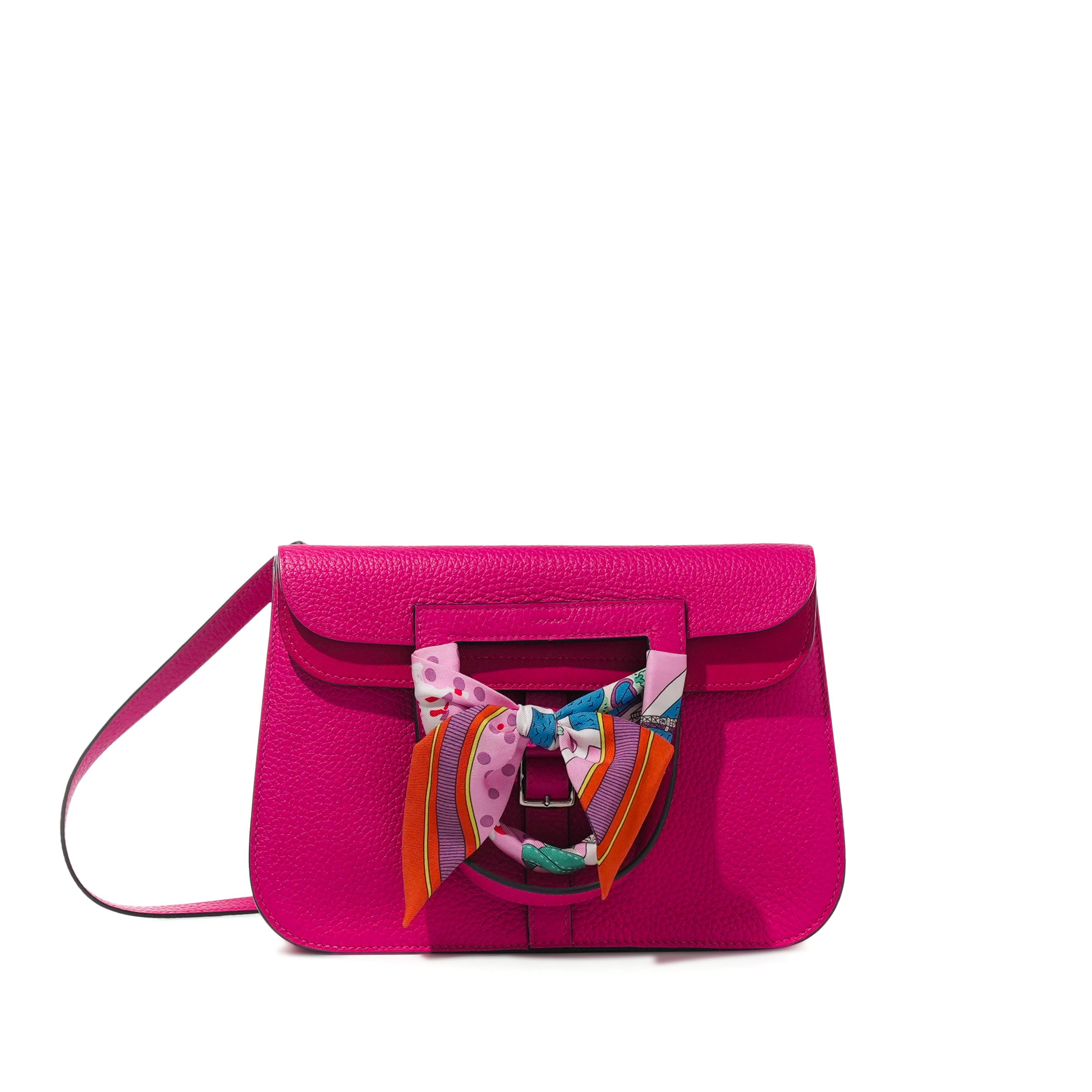 Rose Shocking And Framboise Clemence Halzan 25 Gold Hardware, 2023