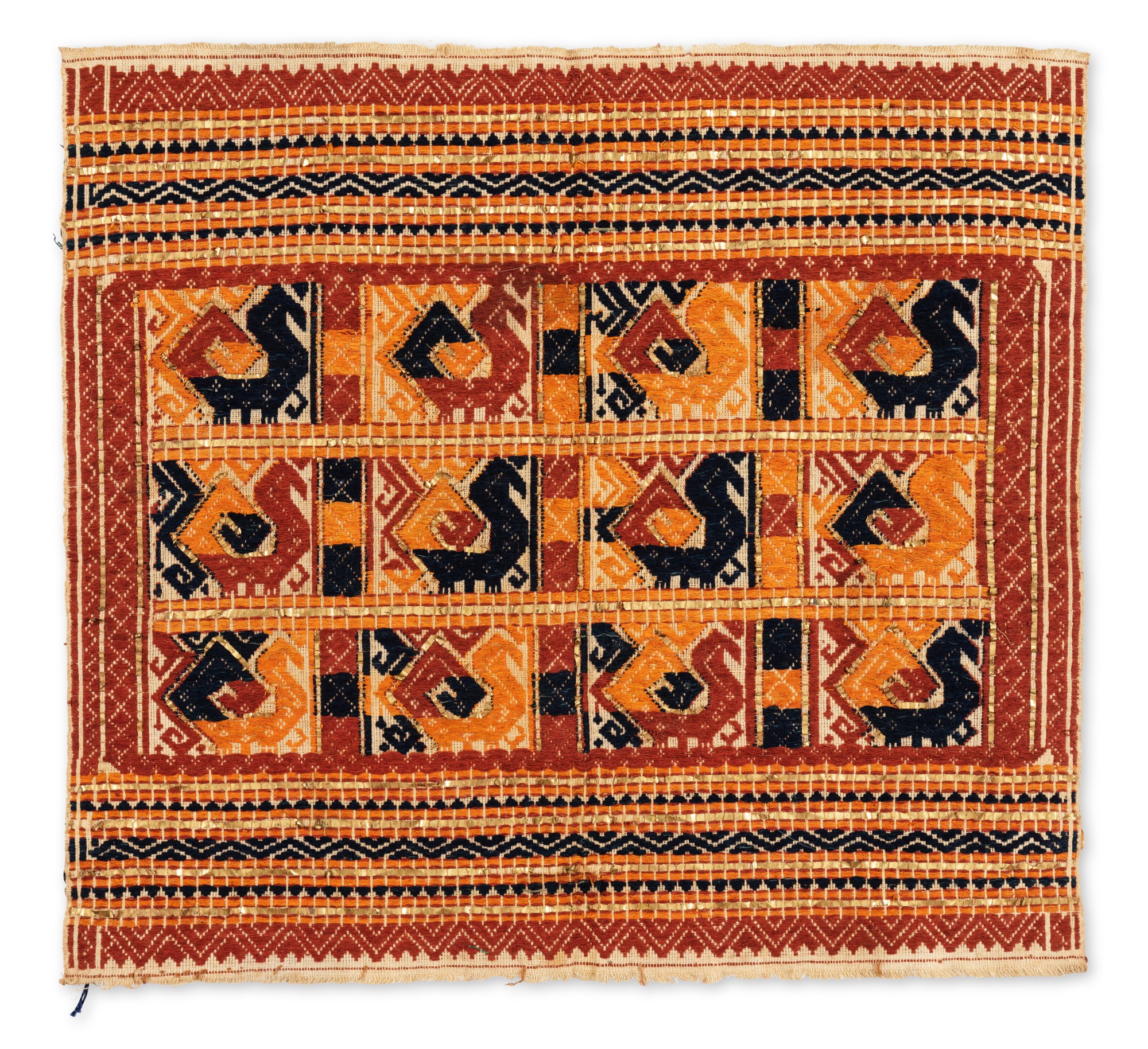 Meuble à textiles en bois de teck indonésien de la fin du XIXe siècle