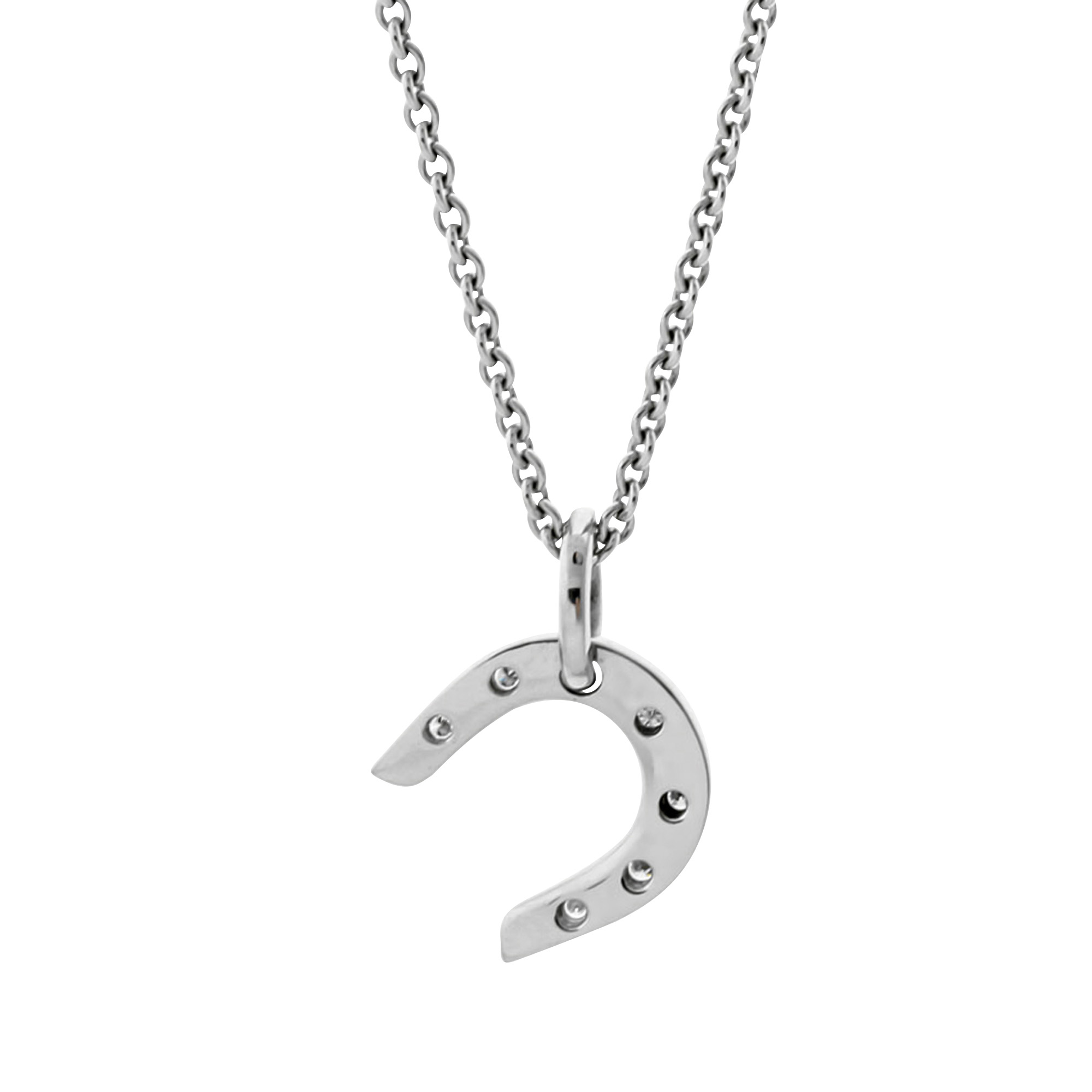 Diamond Horseshoe | Necklace 