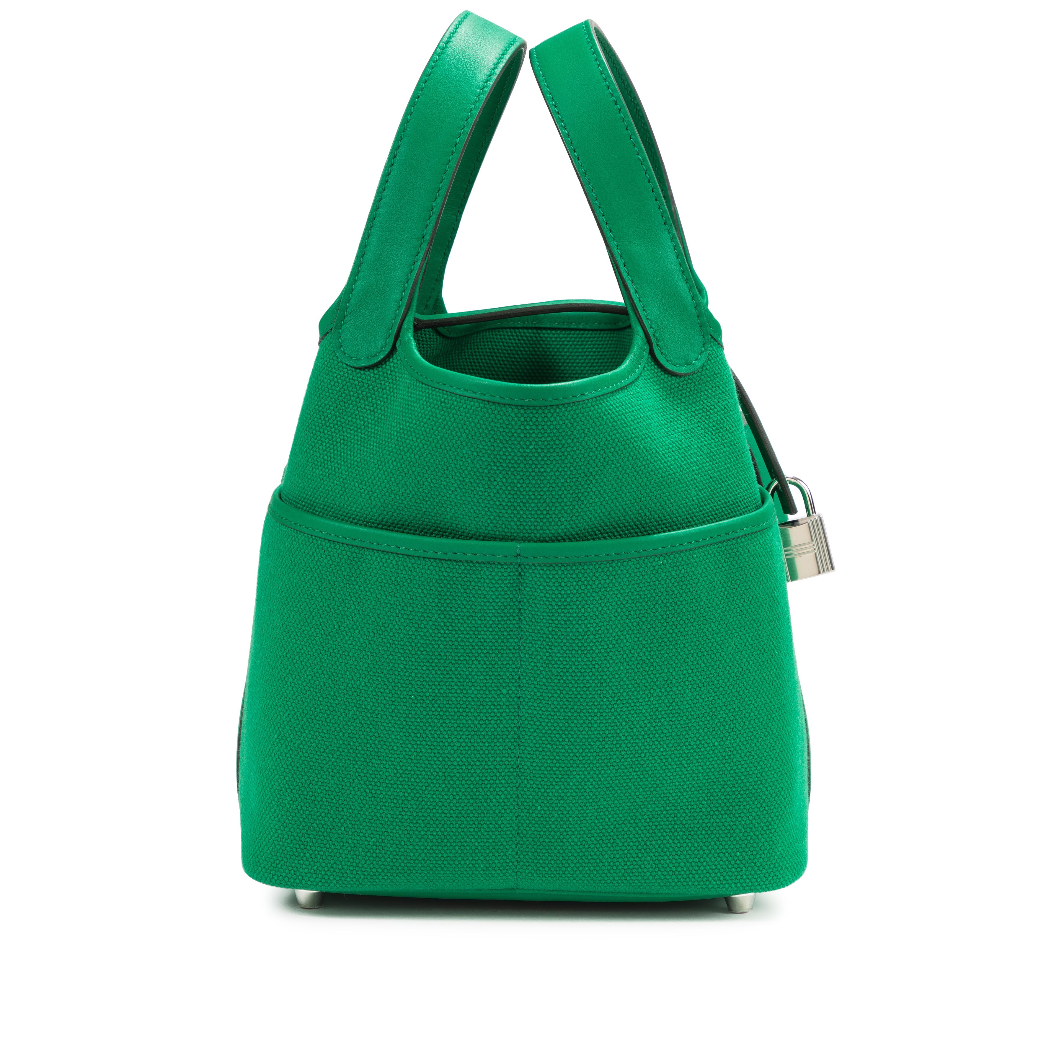 Hermès Limited Edition Vert Vertigo Swift And Toile Geoland