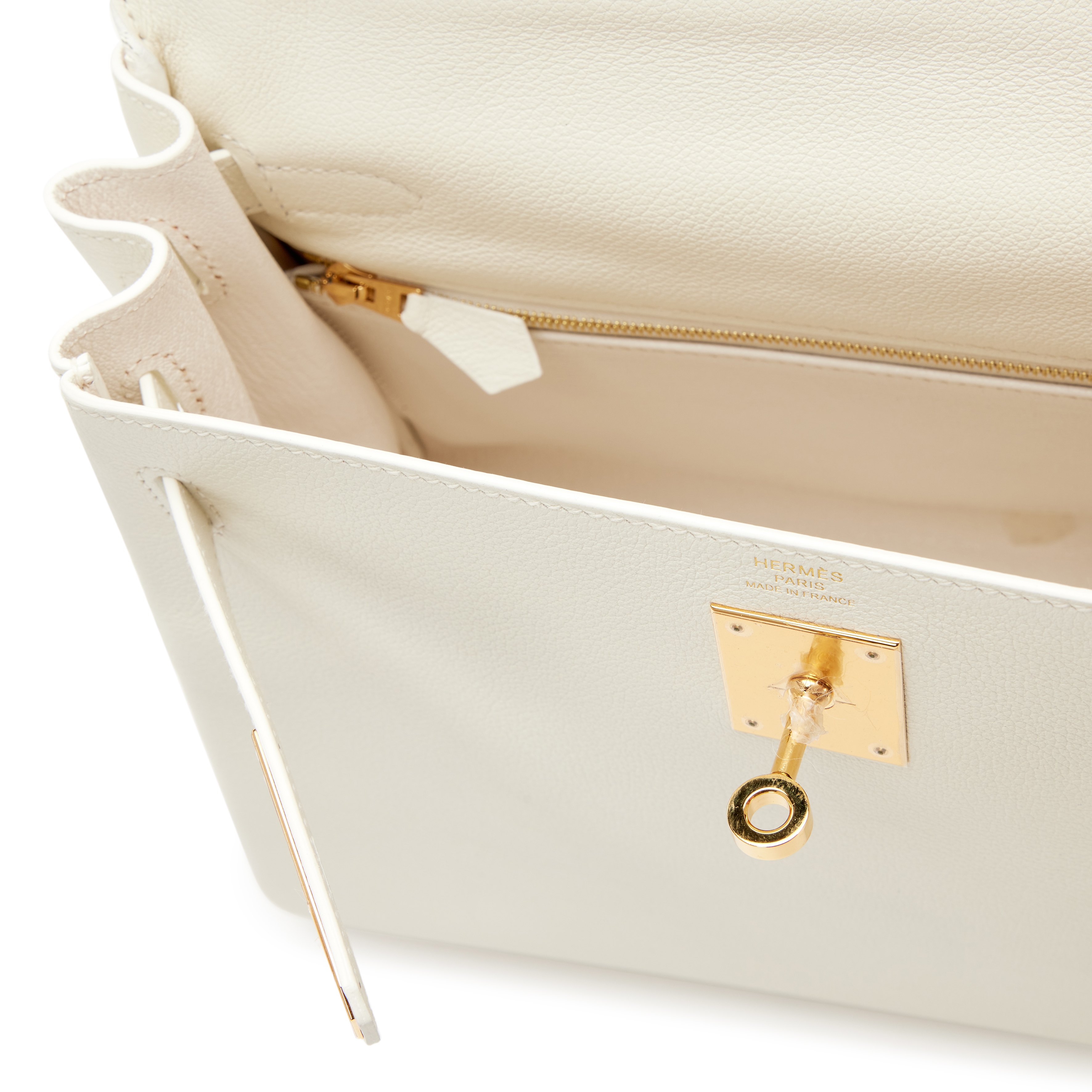 Hermès Craie Evercolor Retourne Kelly 28 Gold Hardware, 2022