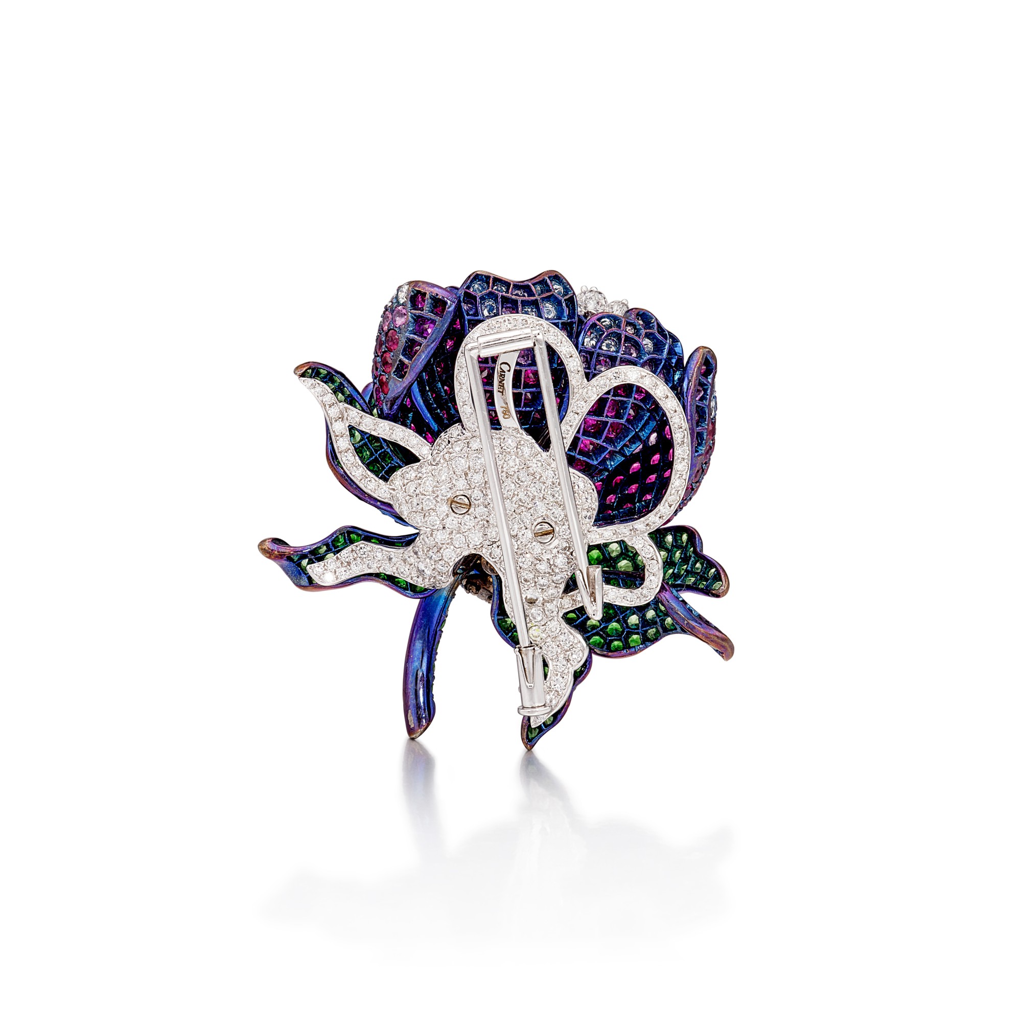 Carnet | Gem Set and Diamond Clip Brooch | Carnet | 寶石 配 鑽石 胸針 ...