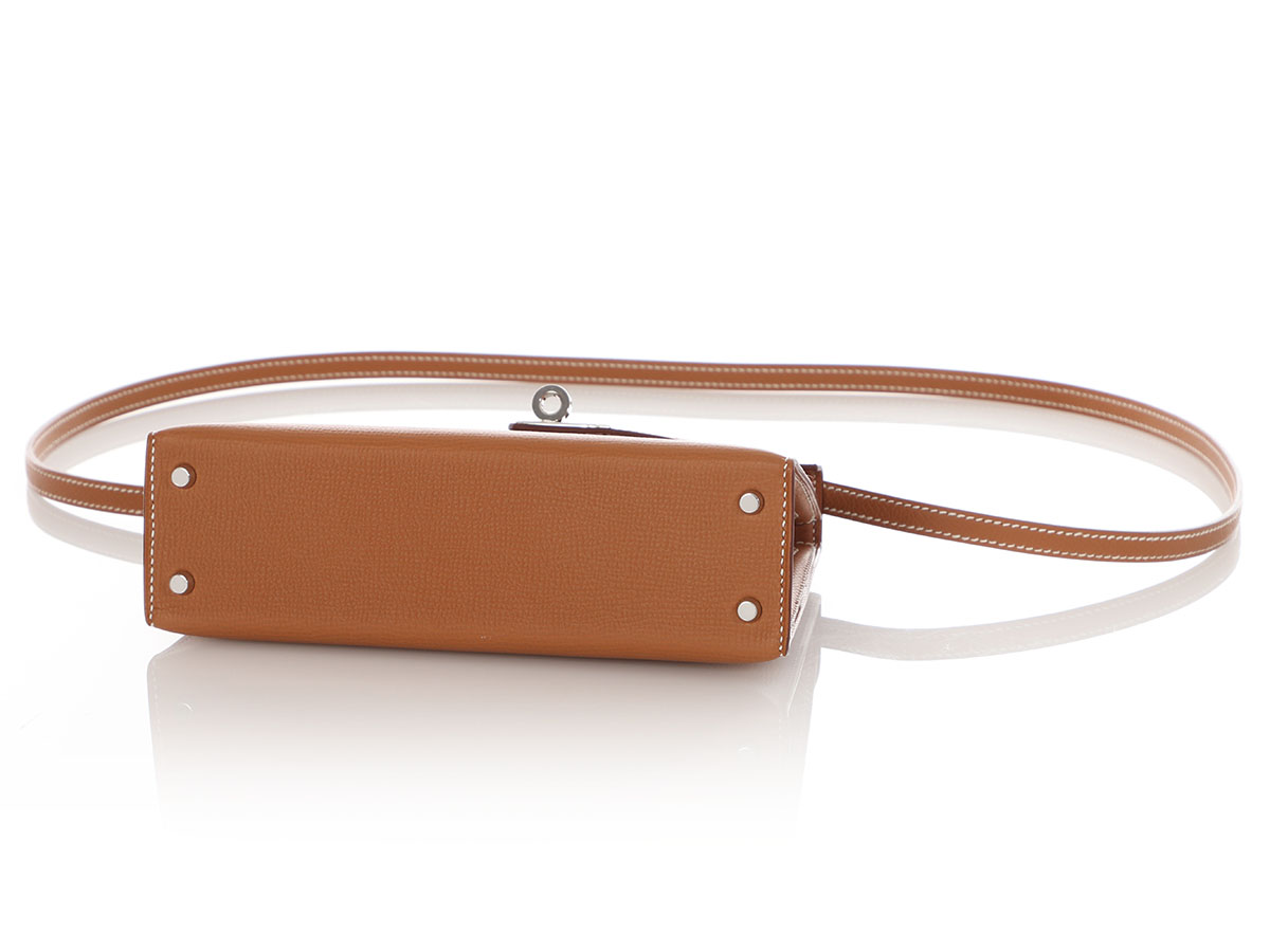 Hermès Gold Epsom Mini Kelly 20 II Palladium Hardware, 2024 - Image 5
