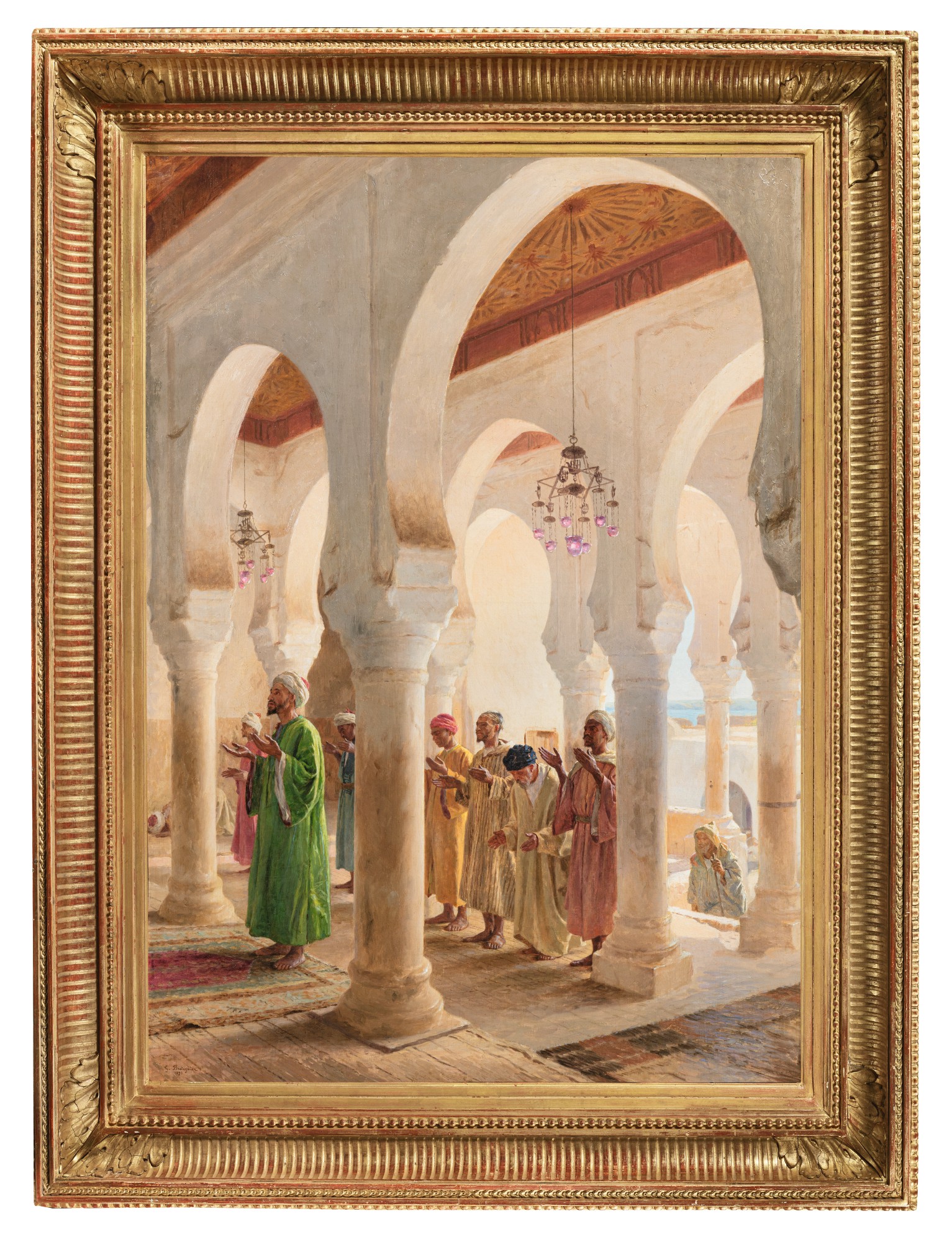 BRETEGNIER THE HOUR OF PRAYER, TANGIER The Orientalist Sale
